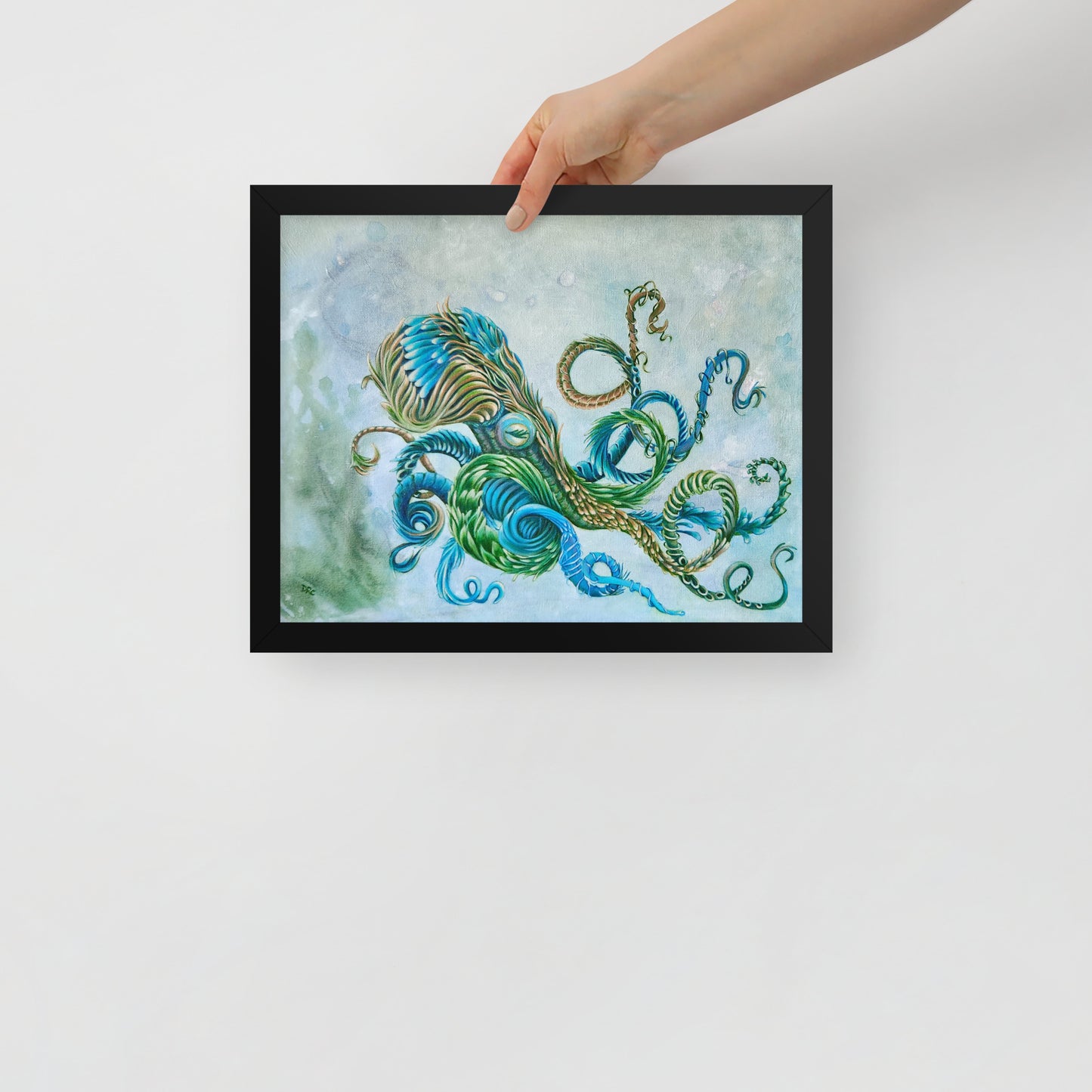 Framed poster - Nature Octopus