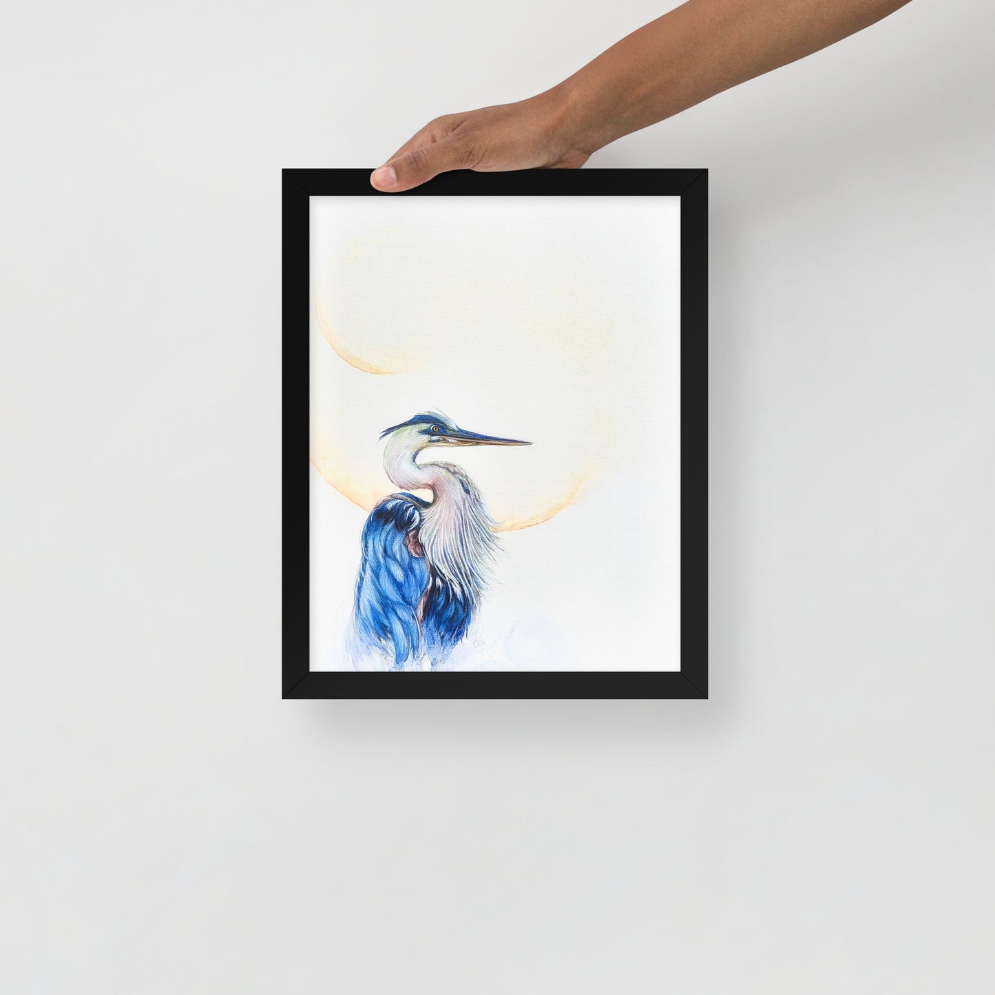 Framed poster - Blue Heron