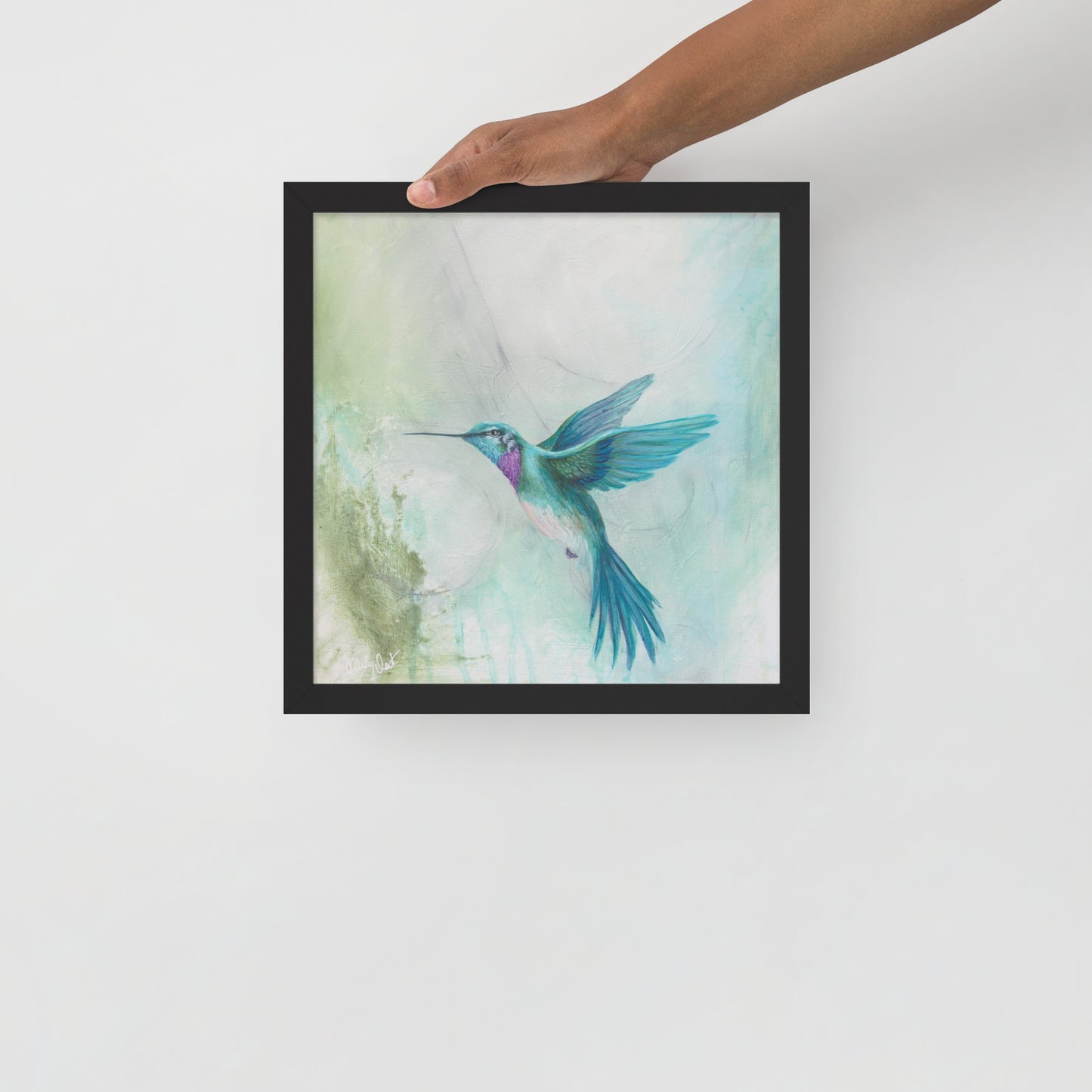 Framed poster - Hummingbird