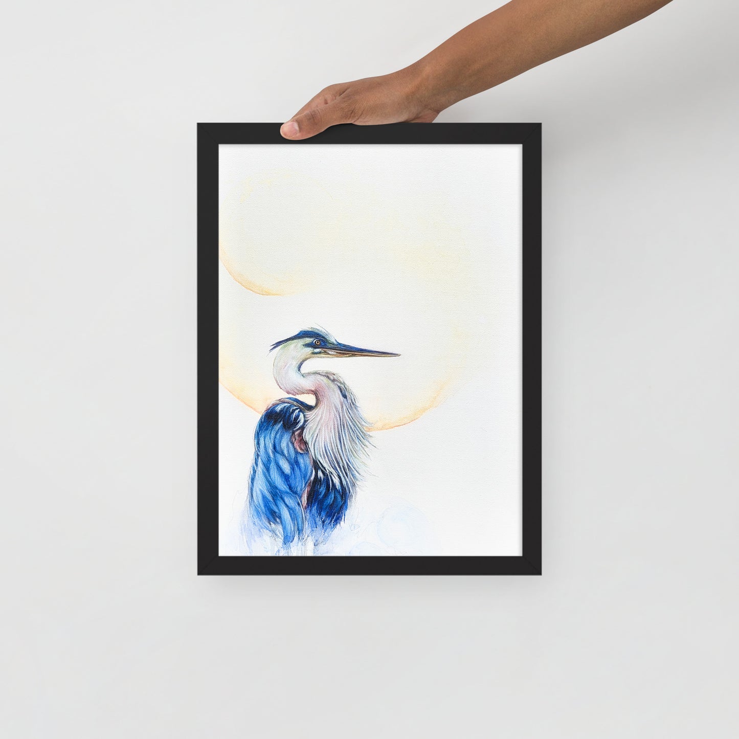 Framed poster - Blue Heron