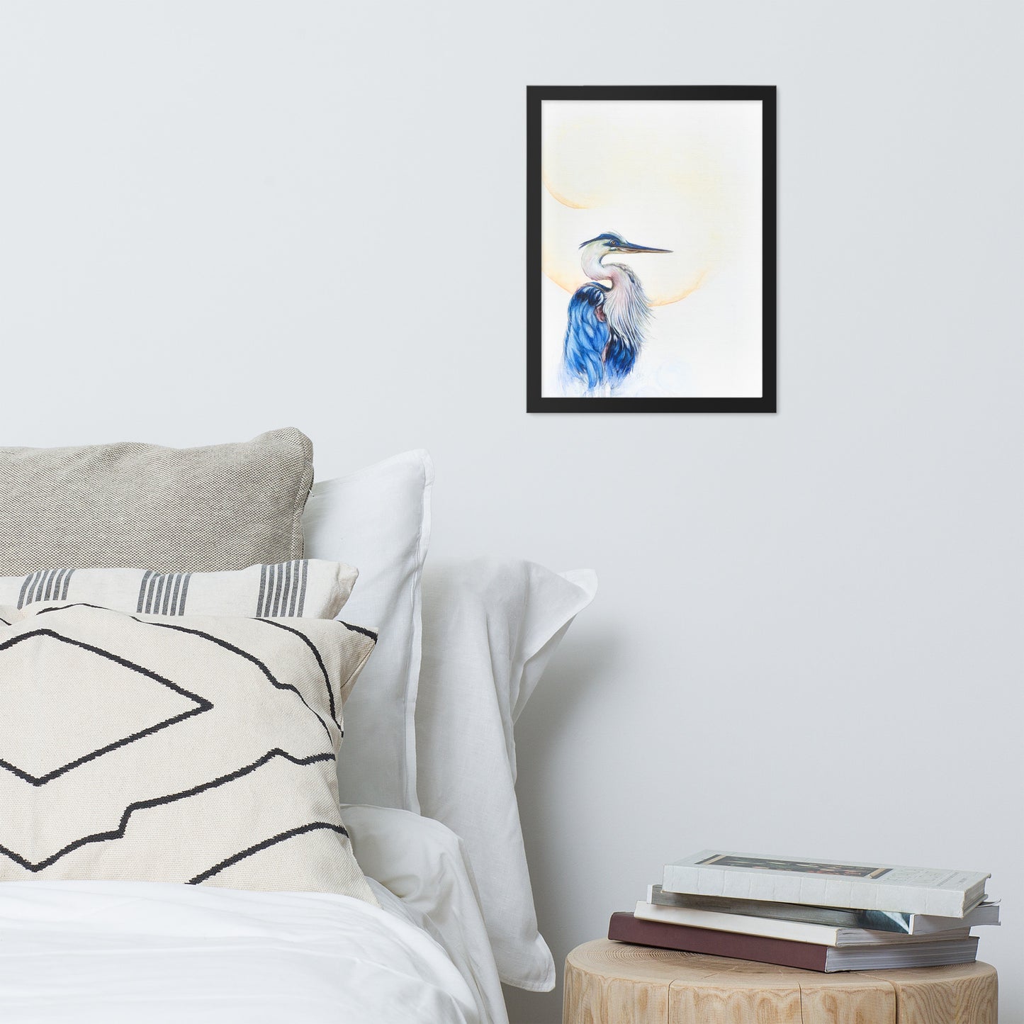 Framed poster - Blue Heron