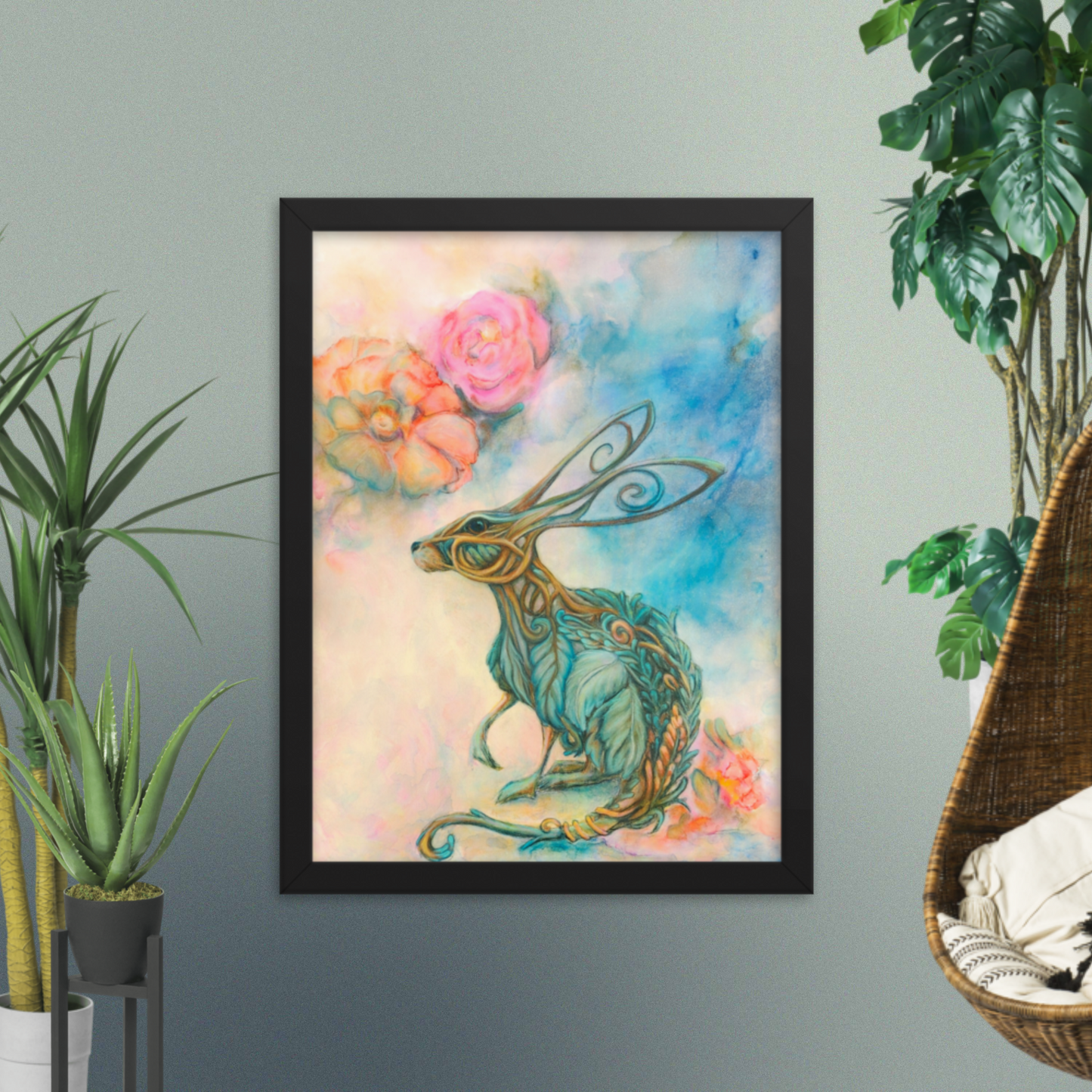 Framed poster - Hare Plant