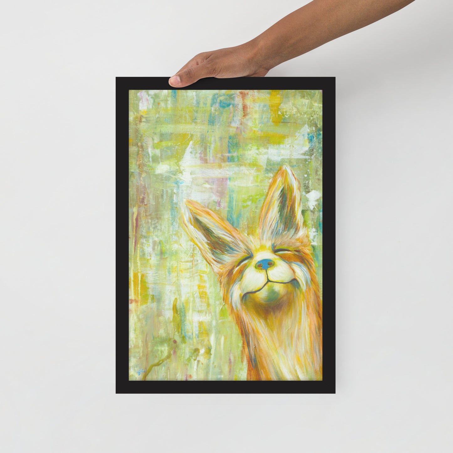 Framed poster - Sun Smile Fox