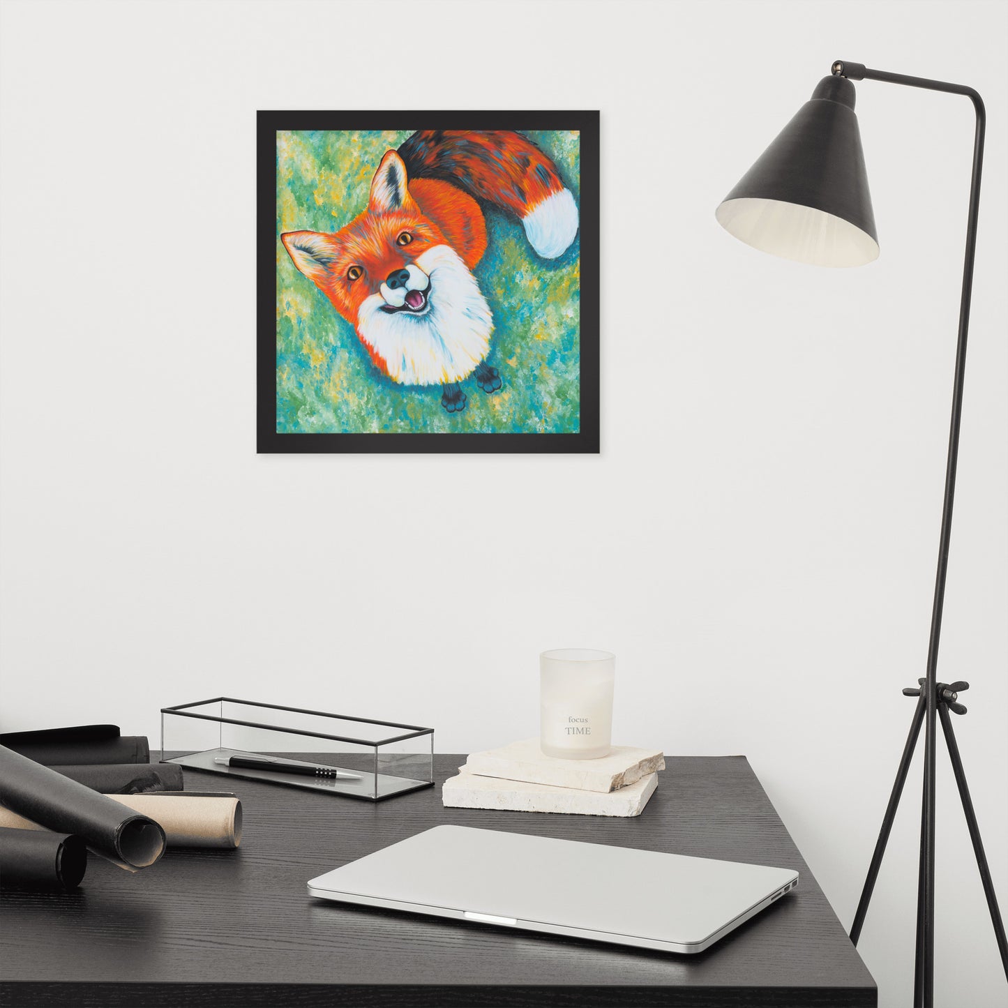 Framed poster - Hello There Fox