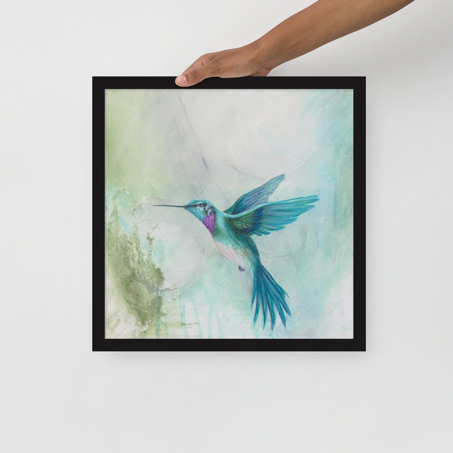 Framed poster - Hummingbird