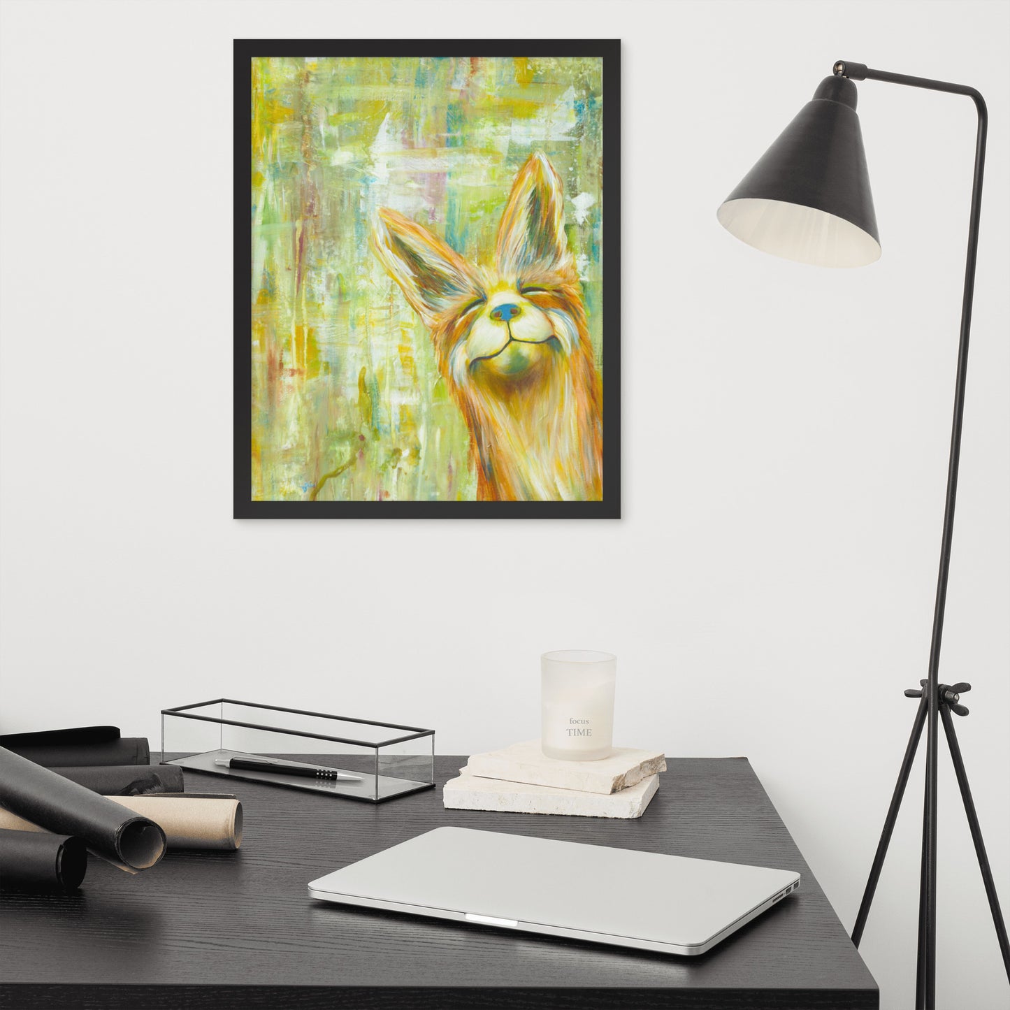 Framed poster - Sun Smile Fox