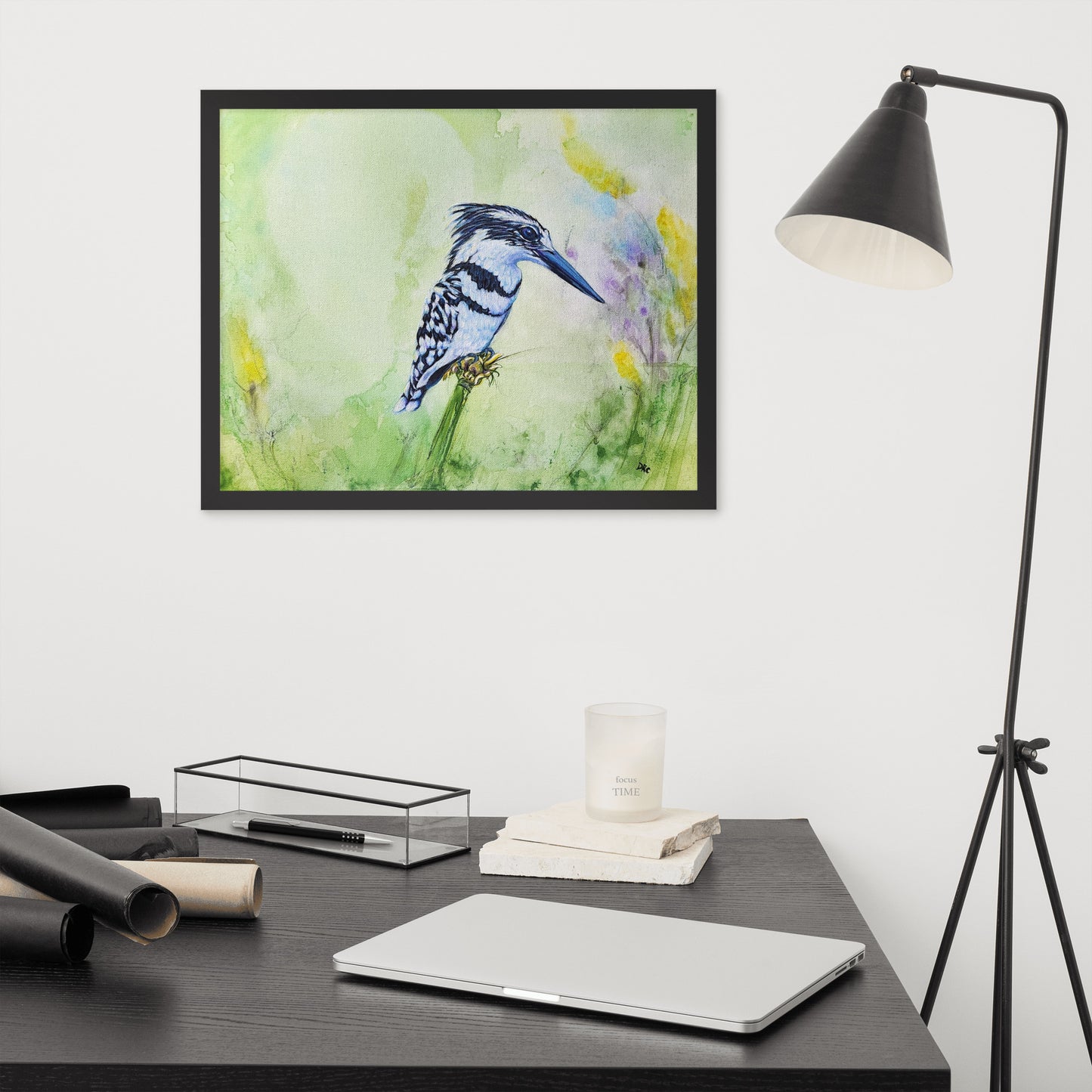 Framed poster - Kingfisher