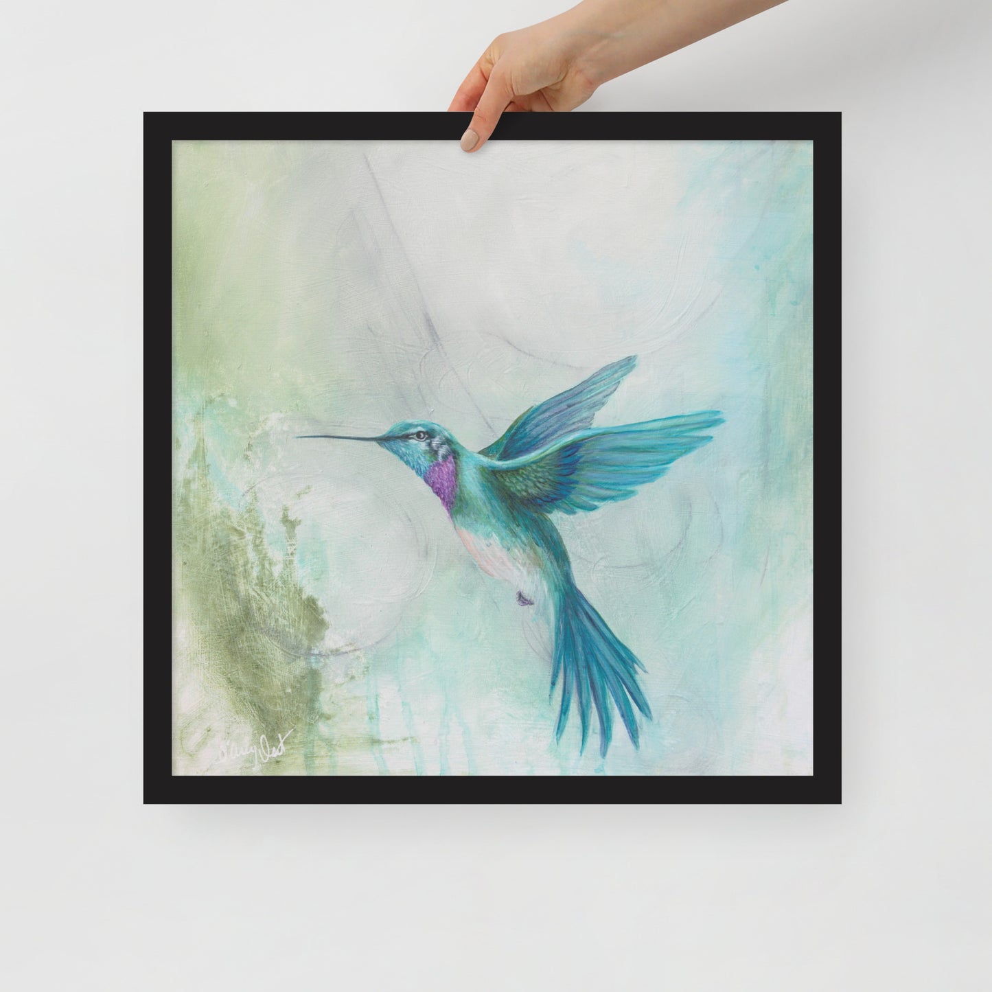 Framed poster - Hummingbird