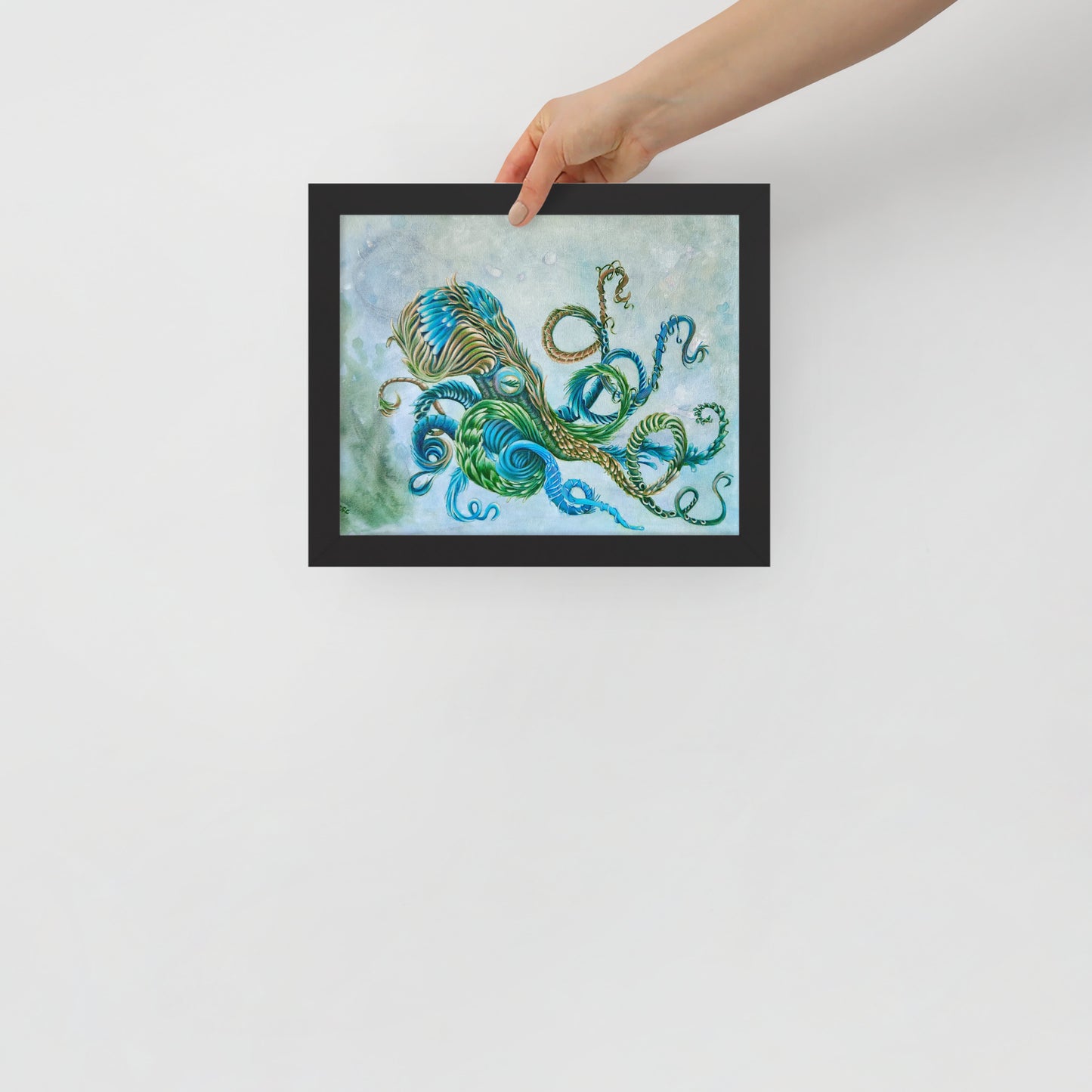 Framed poster - Nature Octopus