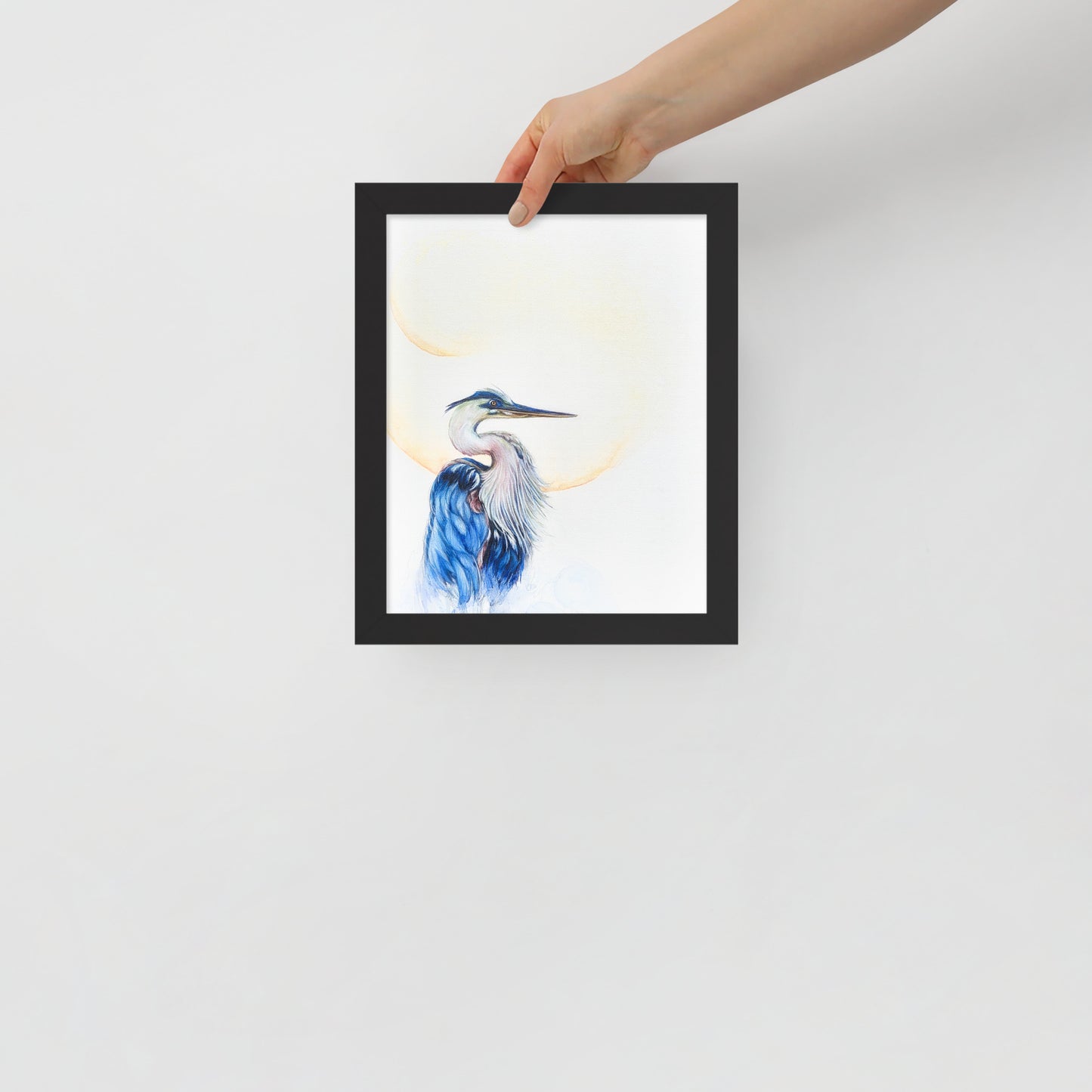 Framed poster - Blue Heron