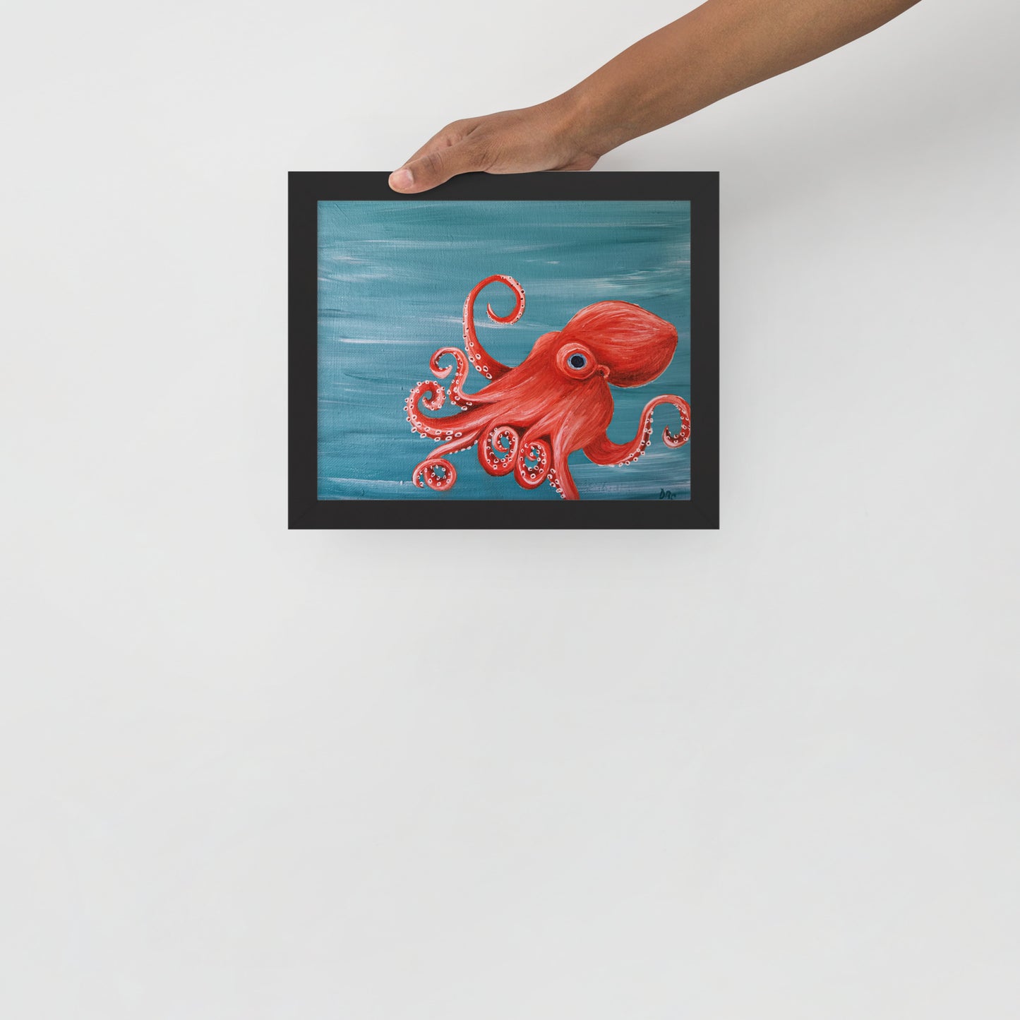 Framed poster - Orange Octo