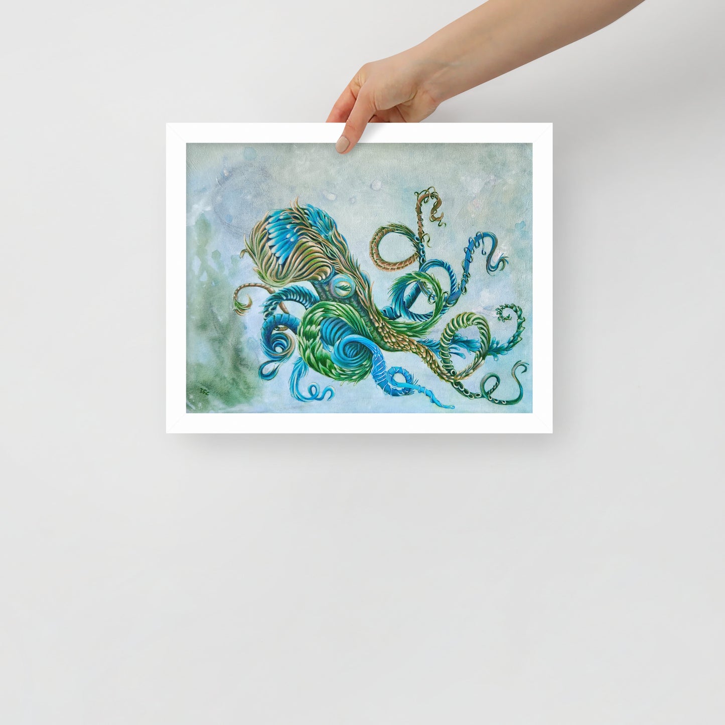 Framed poster - Nature Octopus