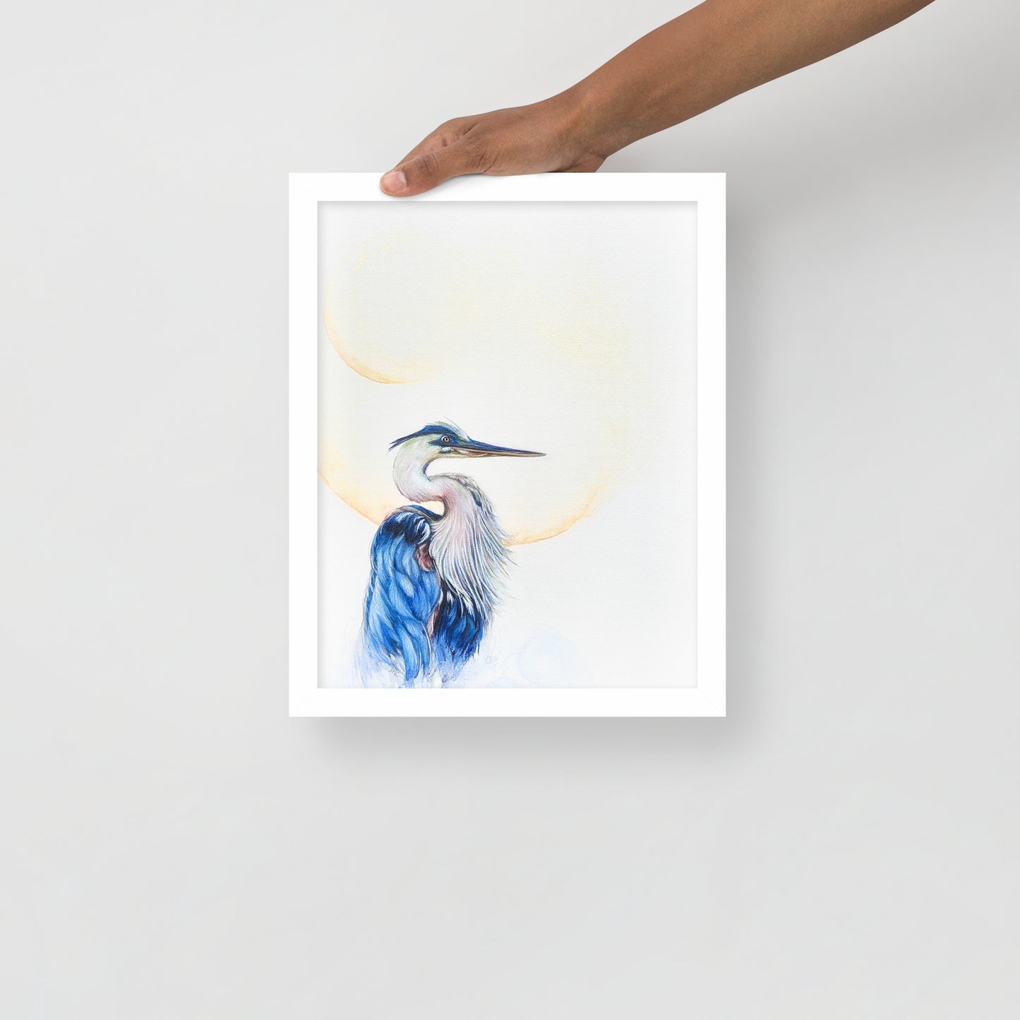 Framed poster - Blue Heron