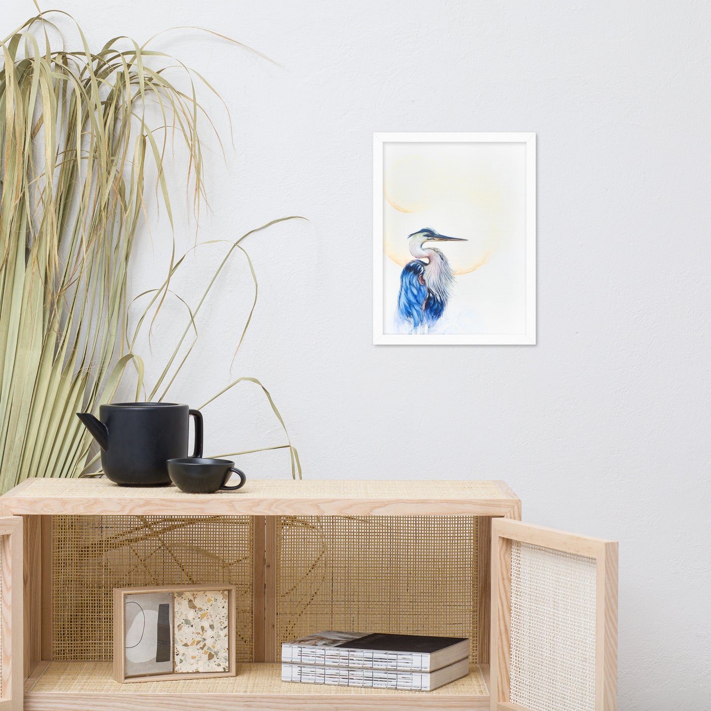 Framed poster - Blue Heron