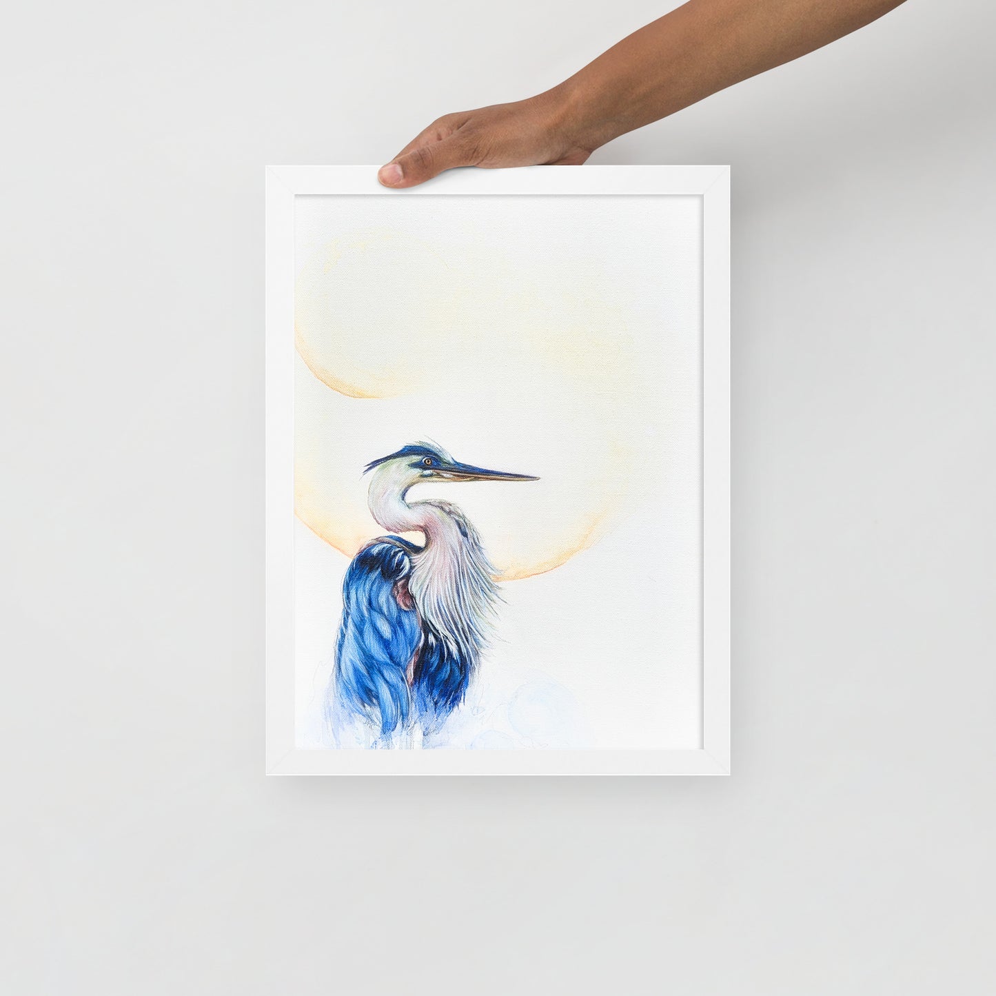 Framed poster - Blue Heron