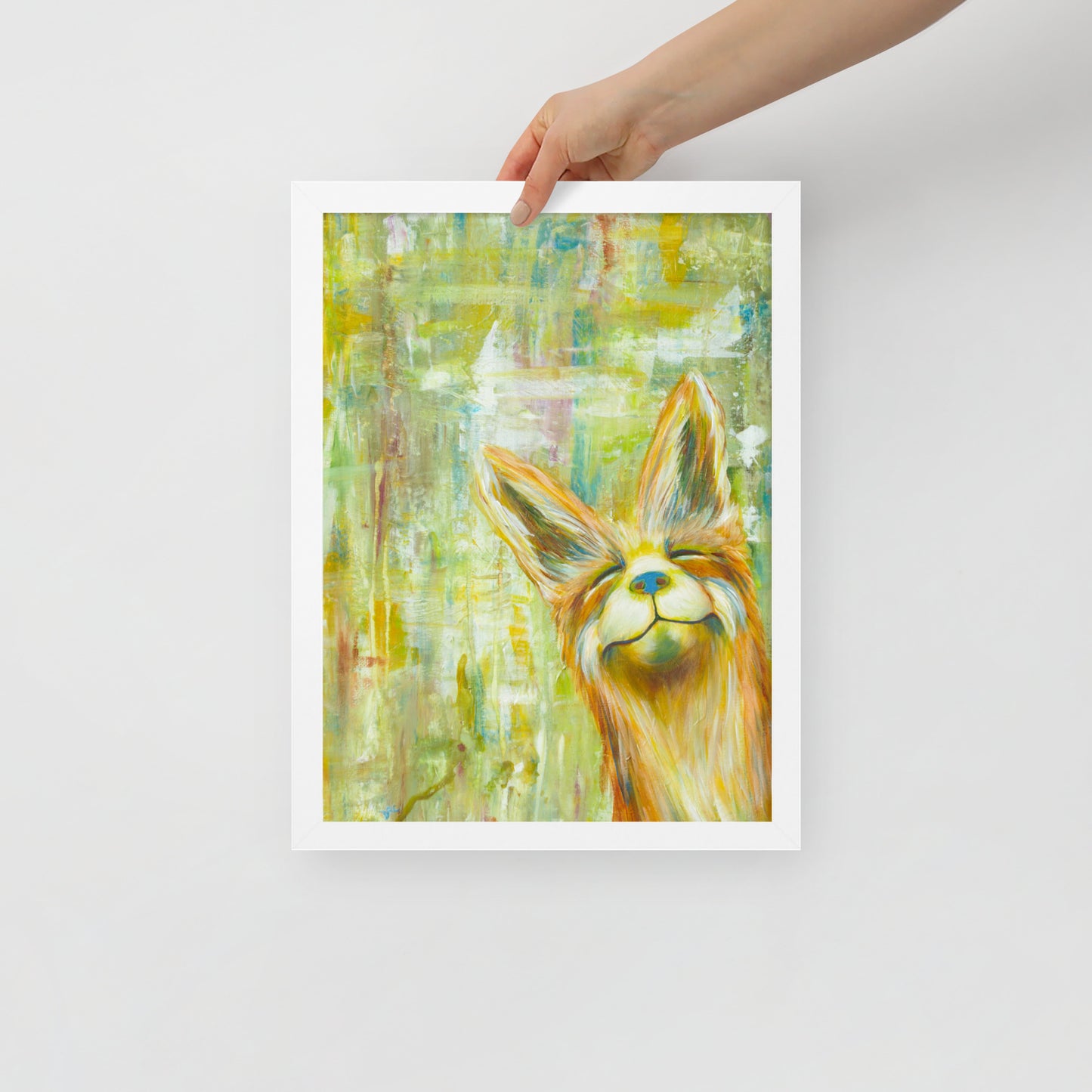 Framed poster - Sun Smile Fox