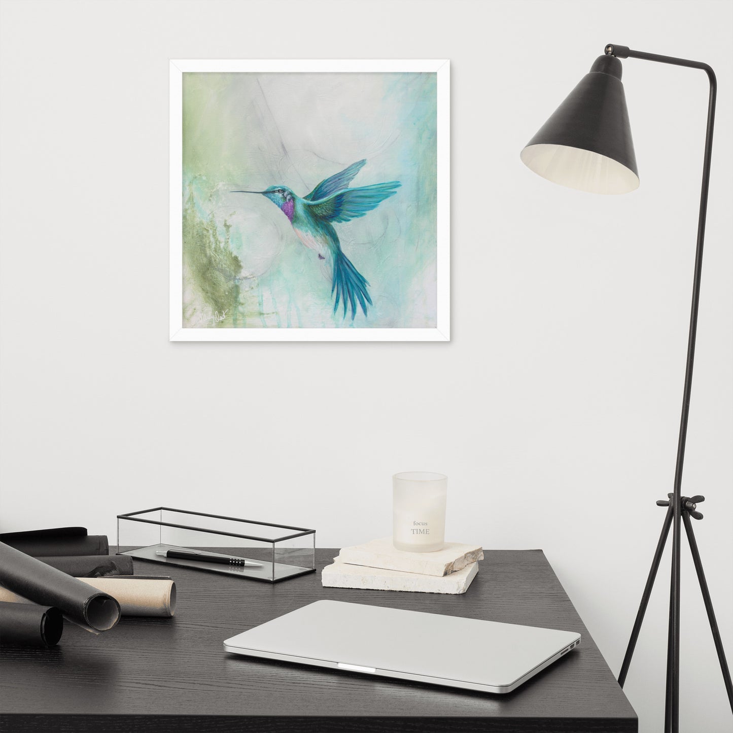 Framed poster - Hummingbird