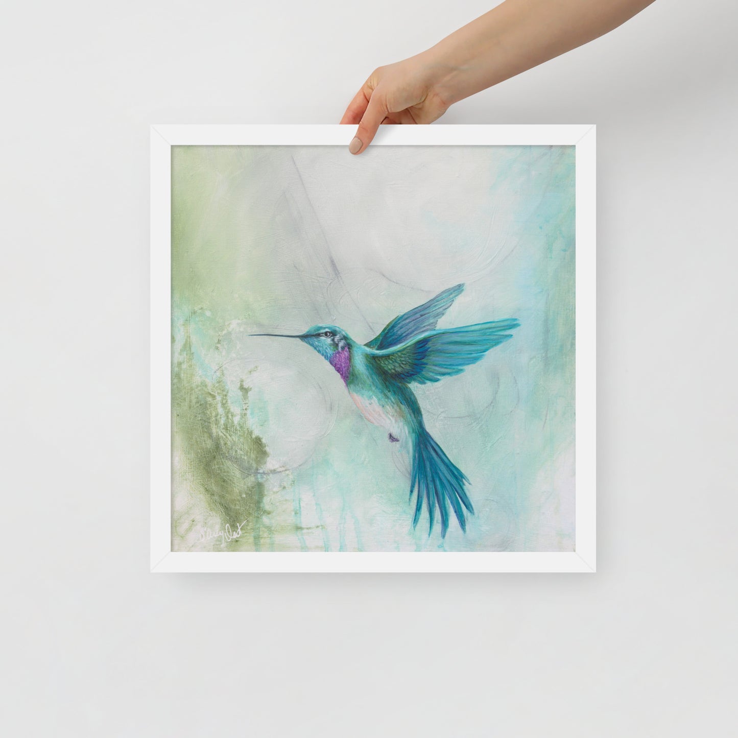 Framed poster - Hummingbird