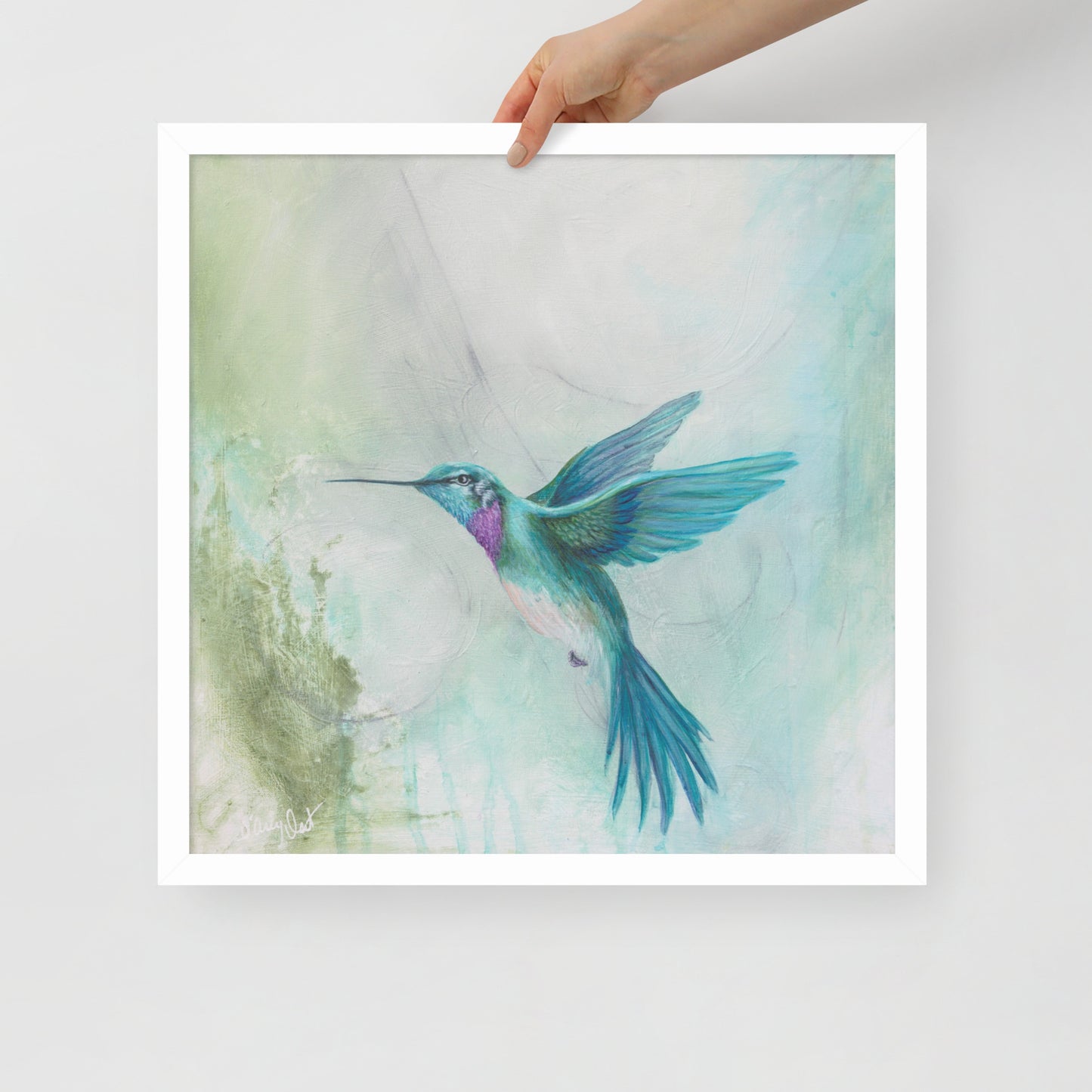 Framed poster - Hummingbird