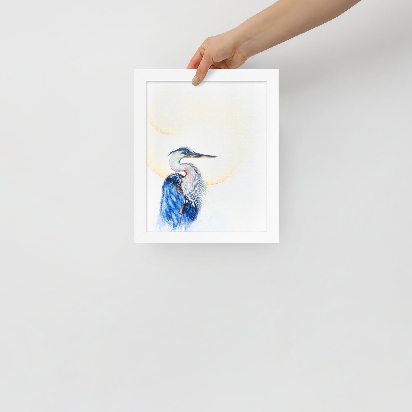 Framed poster - Blue Heron