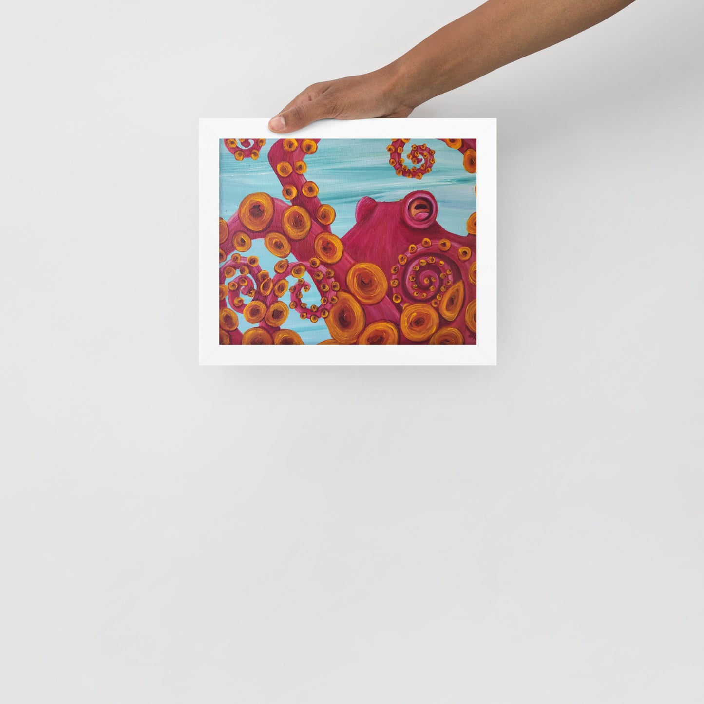 Framed poster - Fuchsia Octo