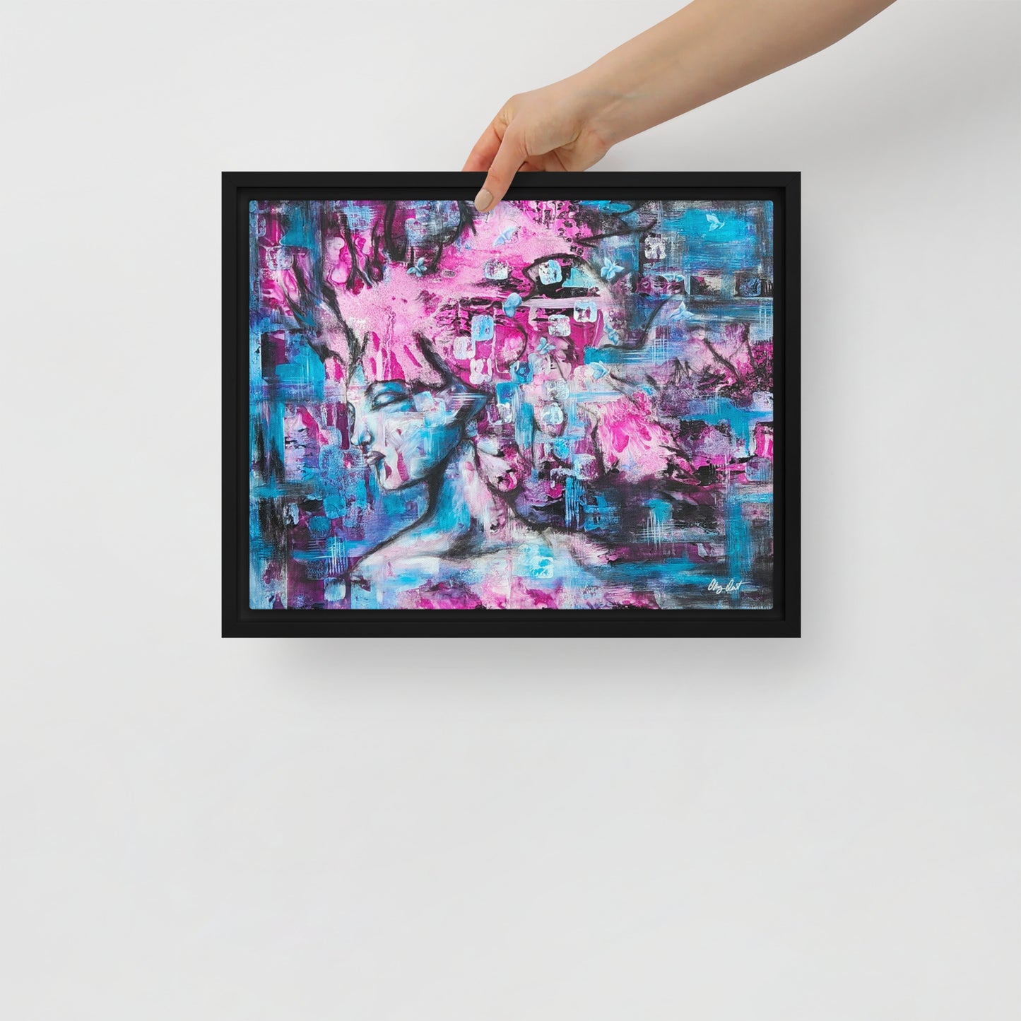 Framed canvas - Pink Lady