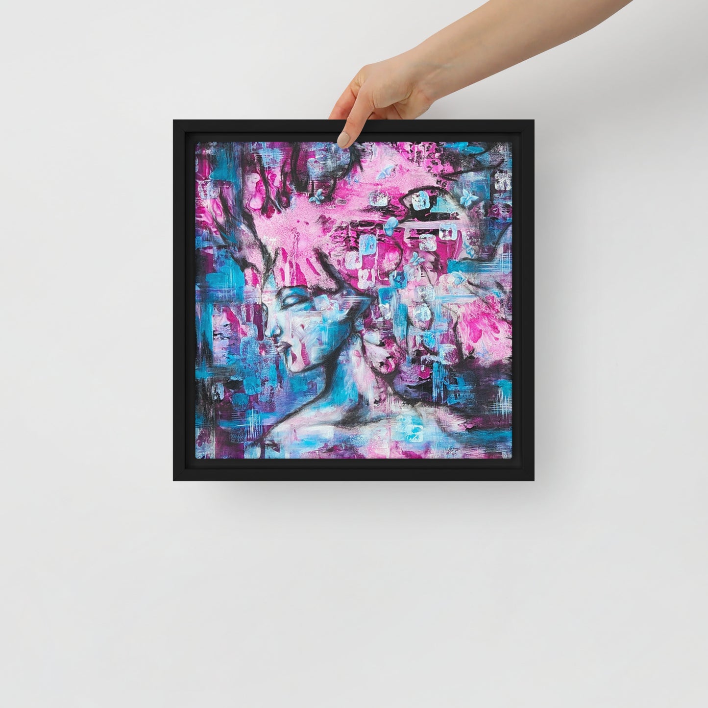 Framed canvas - Pink Lady