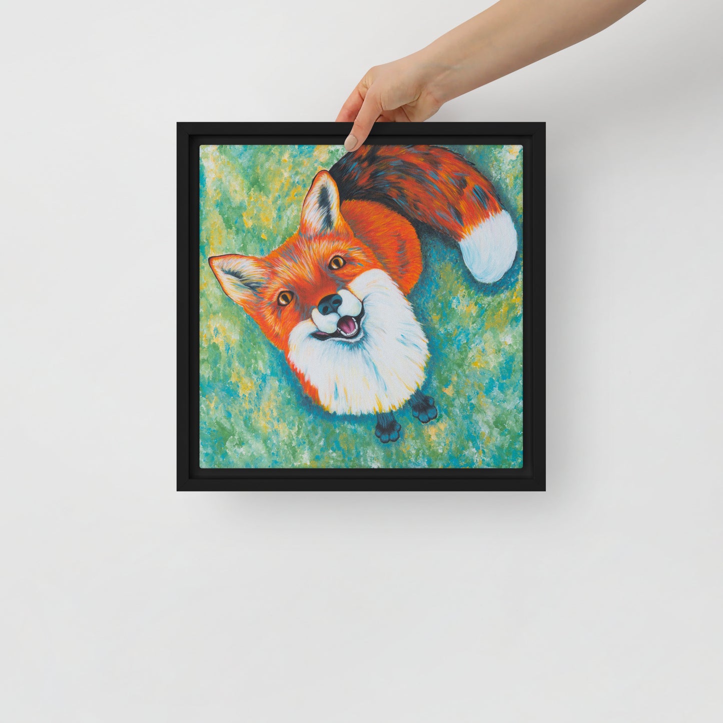 Framed canvas - Hello There Fox