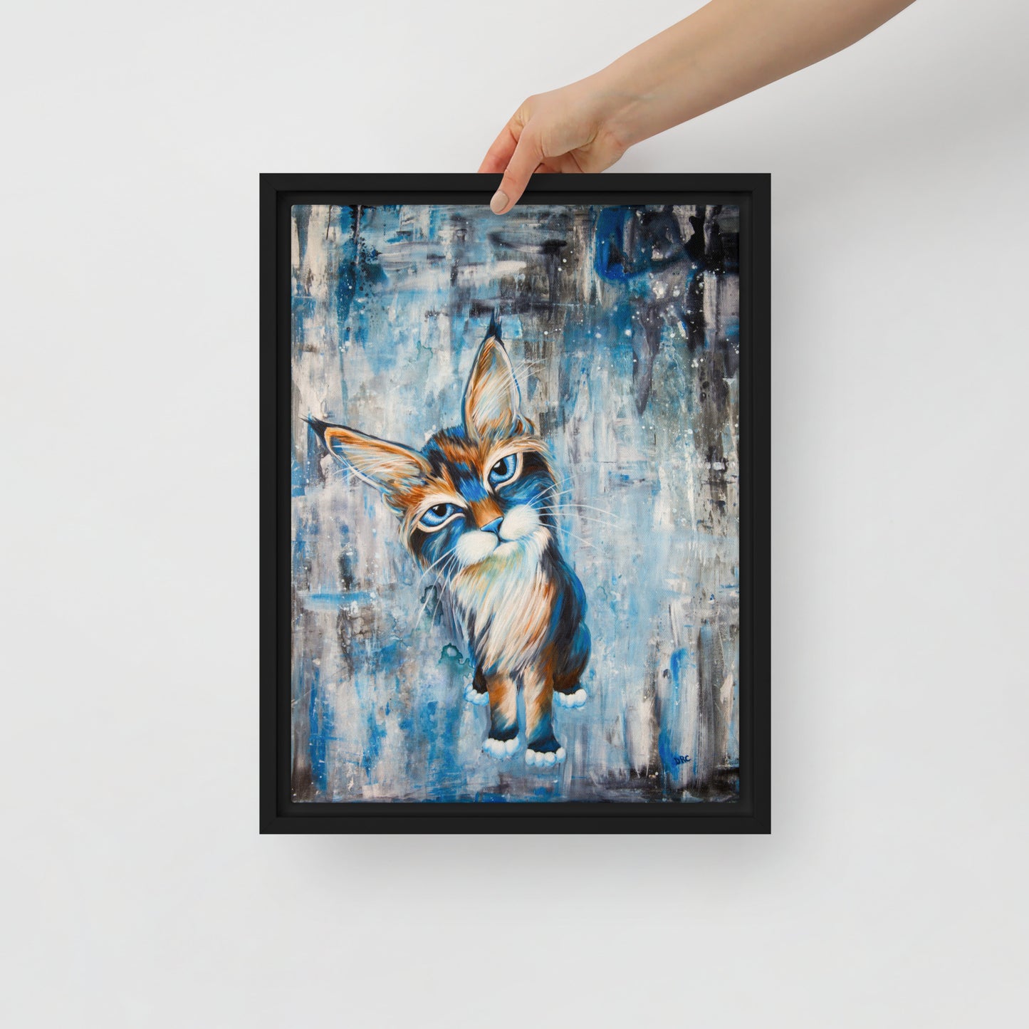 Framed canvas - Big Kitty