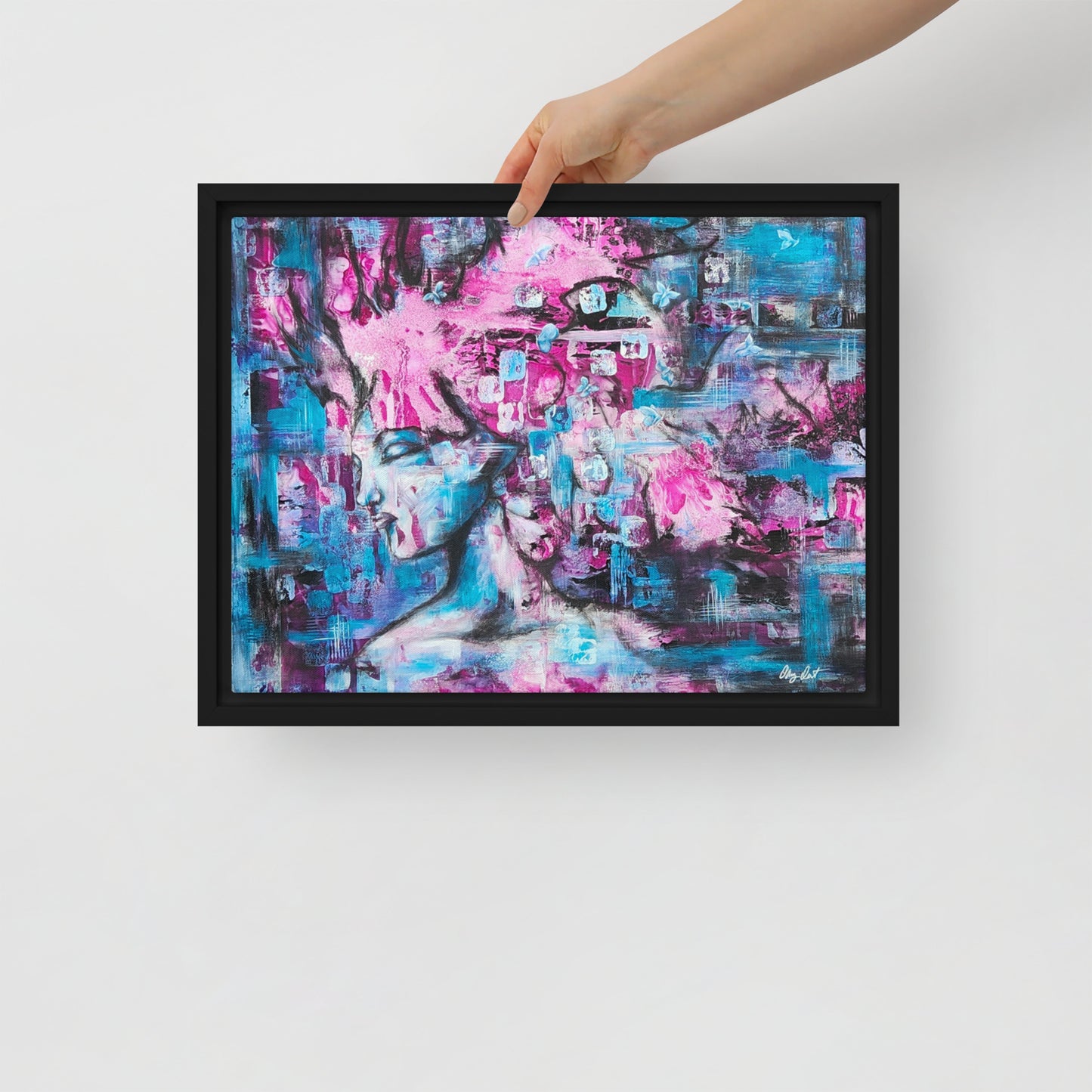 Framed canvas - Pink Lady