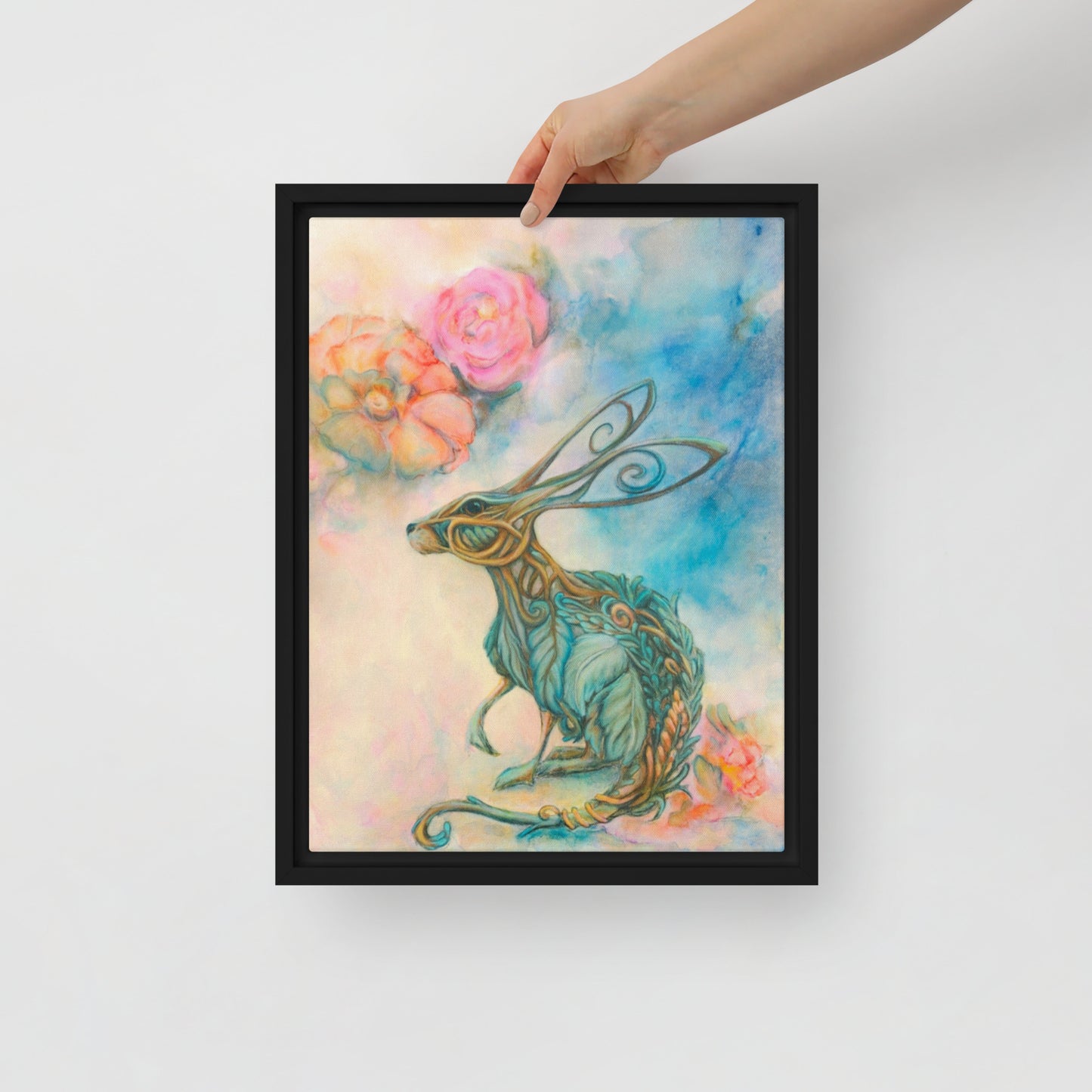 Framed canvas- Hare Plant