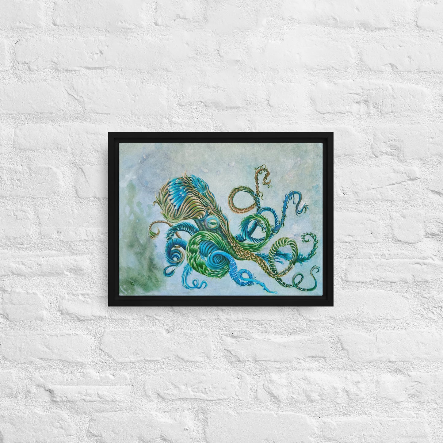 Framed canvas - Nature Octopus