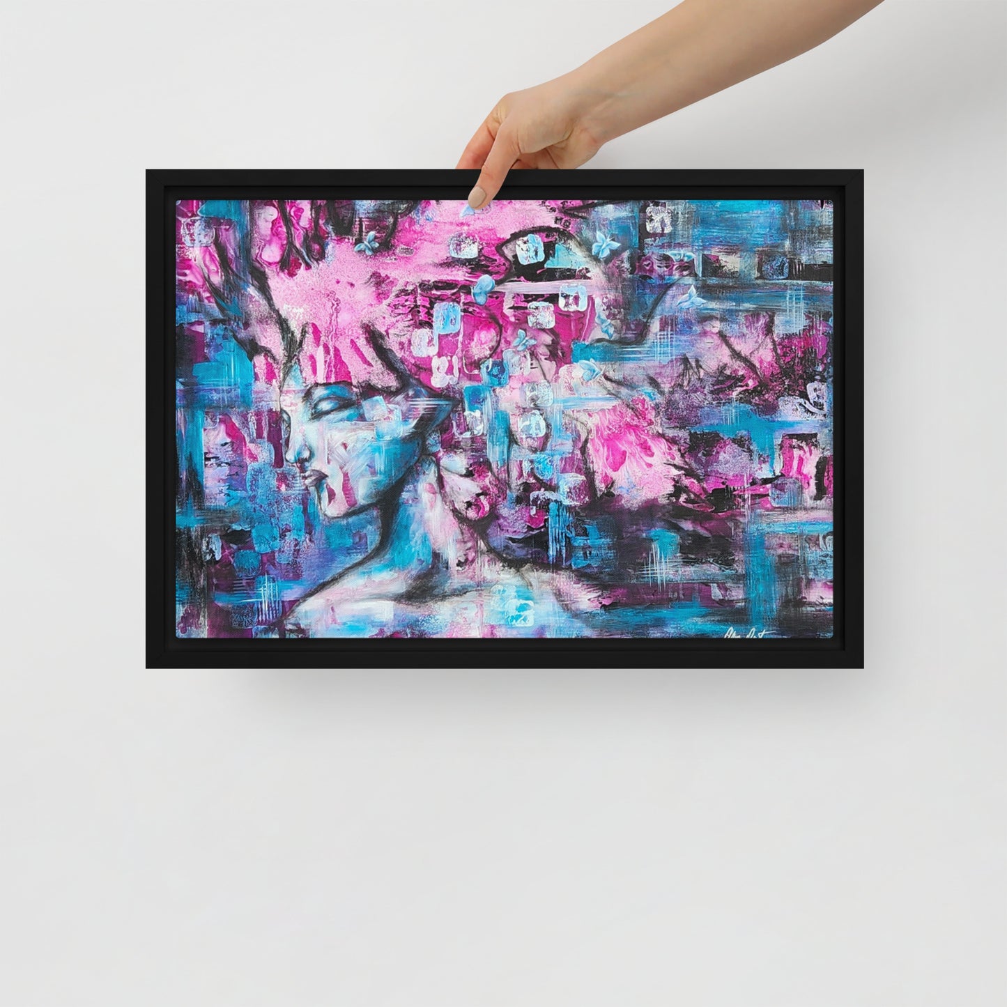 Framed canvas - Pink Lady