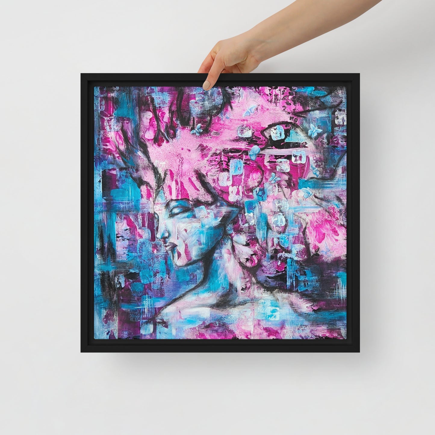 Framed canvas - Pink Lady