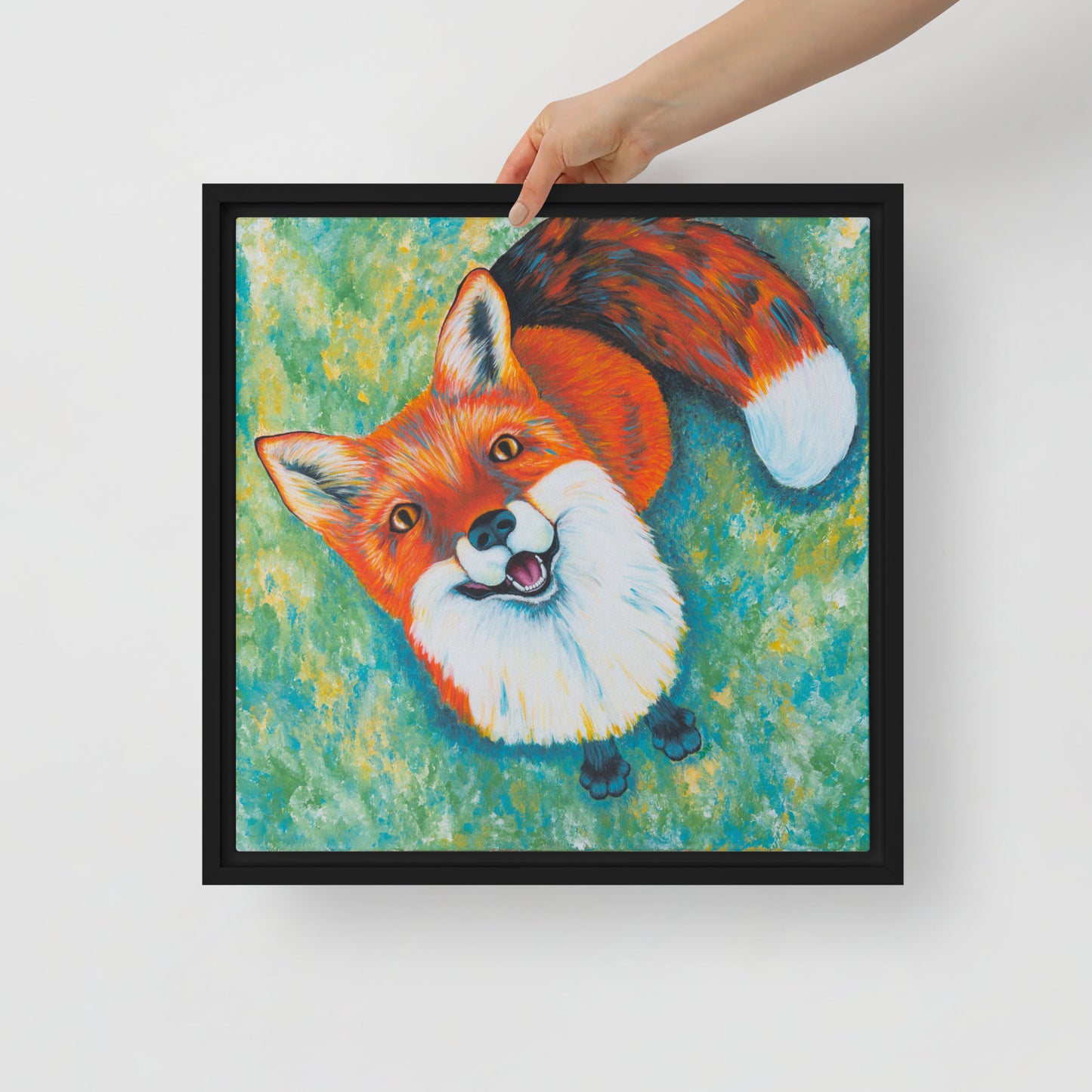 Framed canvas - Hello There Fox