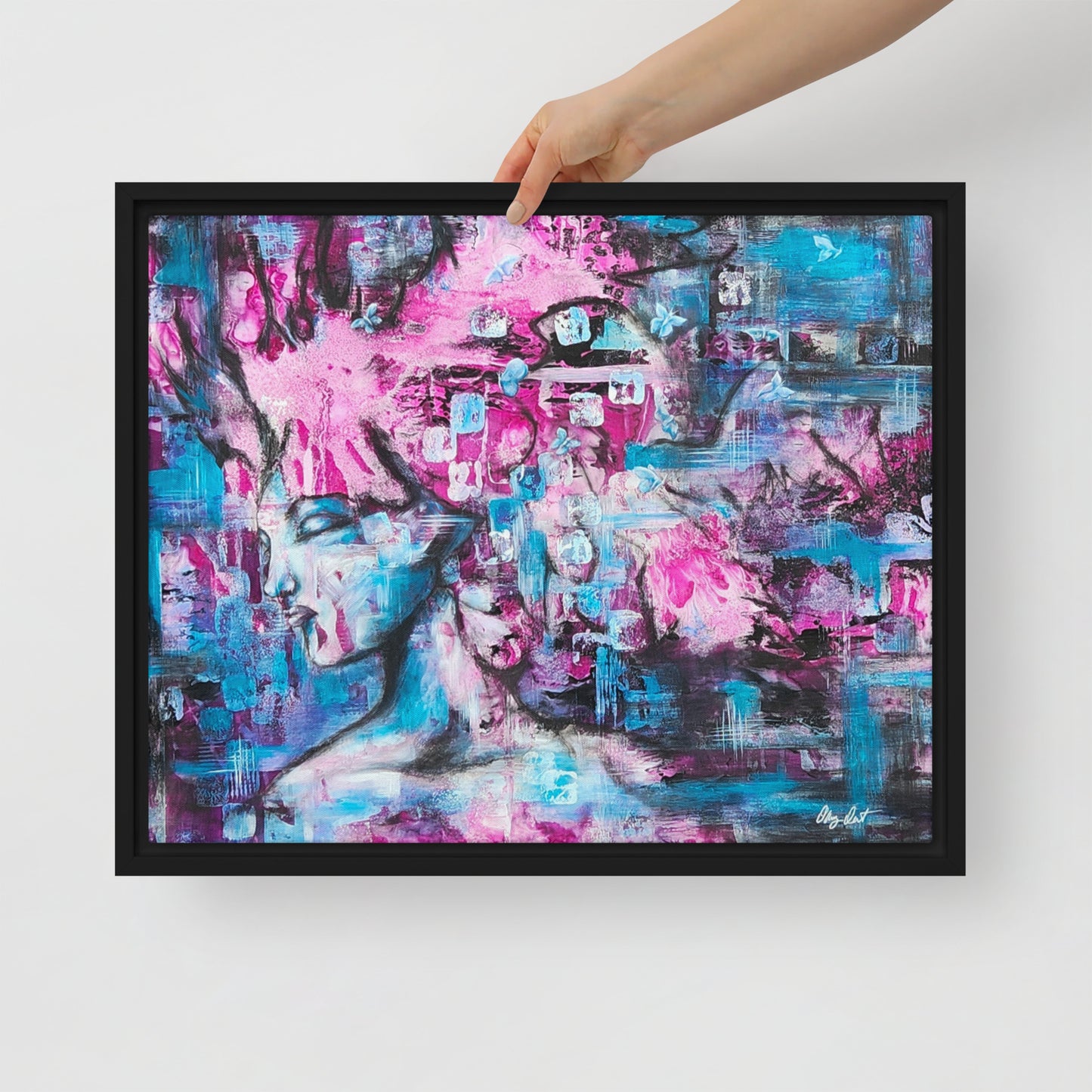 Framed canvas - Pink Lady