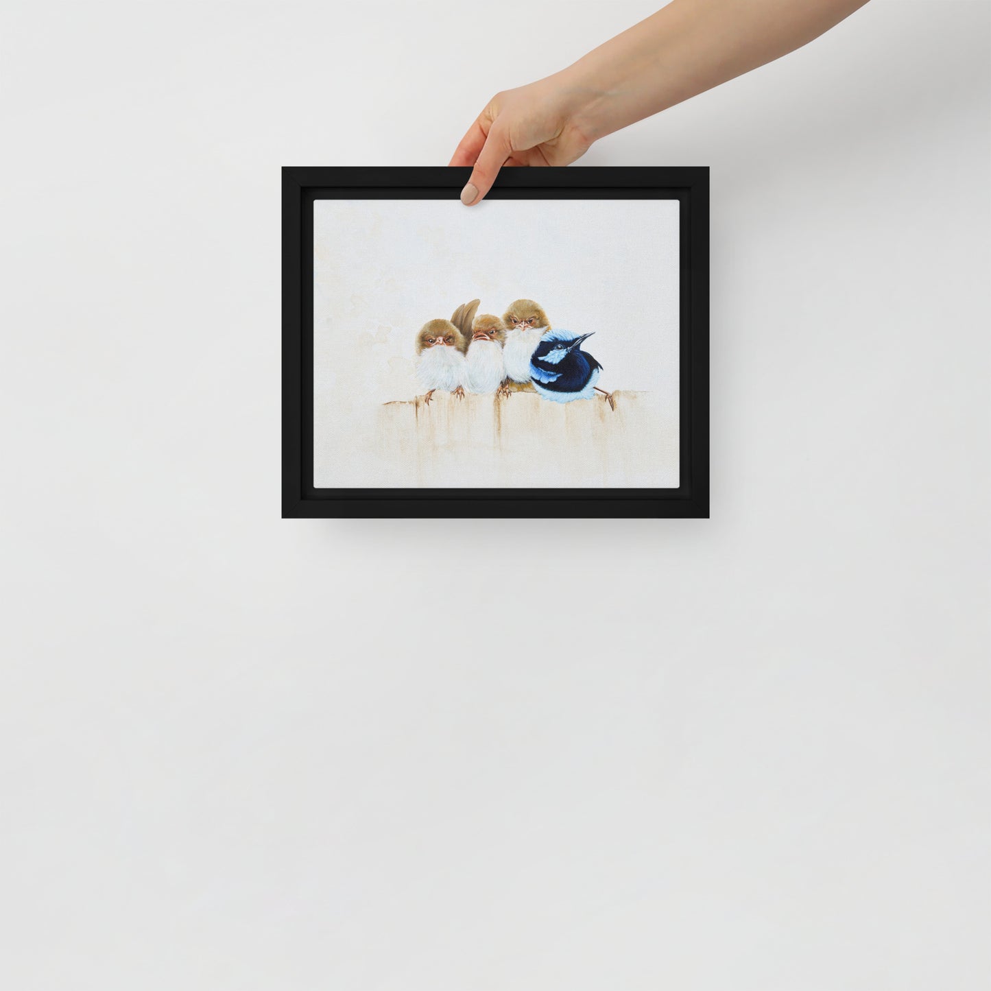 Framed canvas - Babysitting