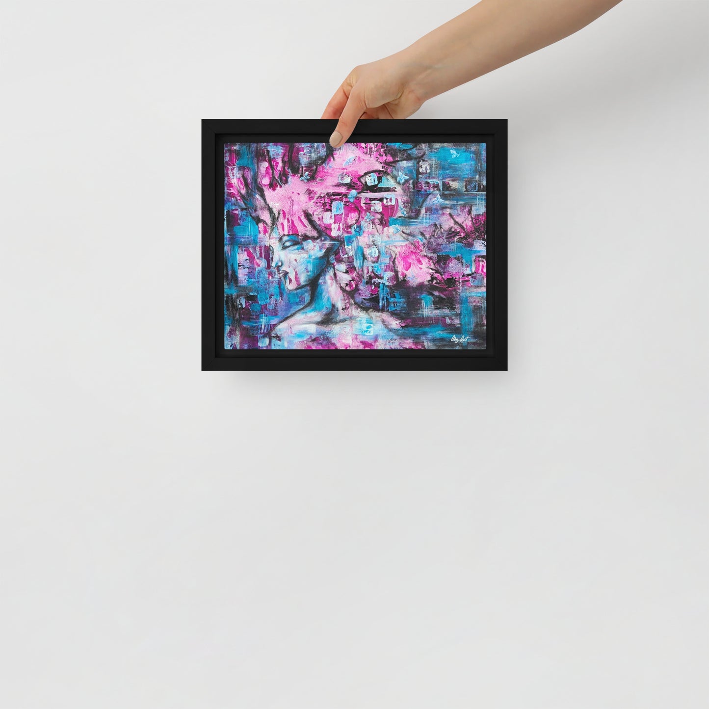 Framed canvas - Pink Lady