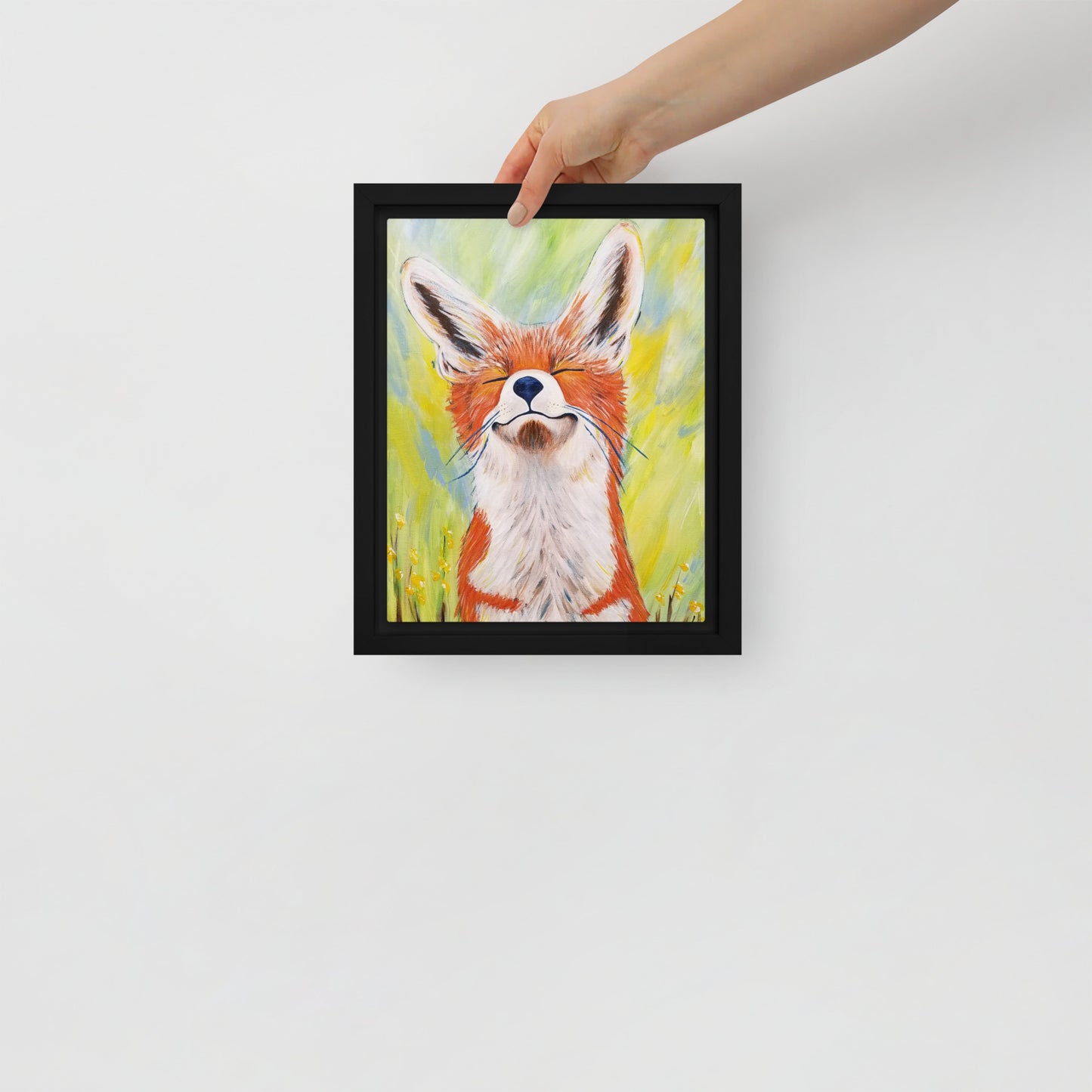 Framed canvas - Sun Fox