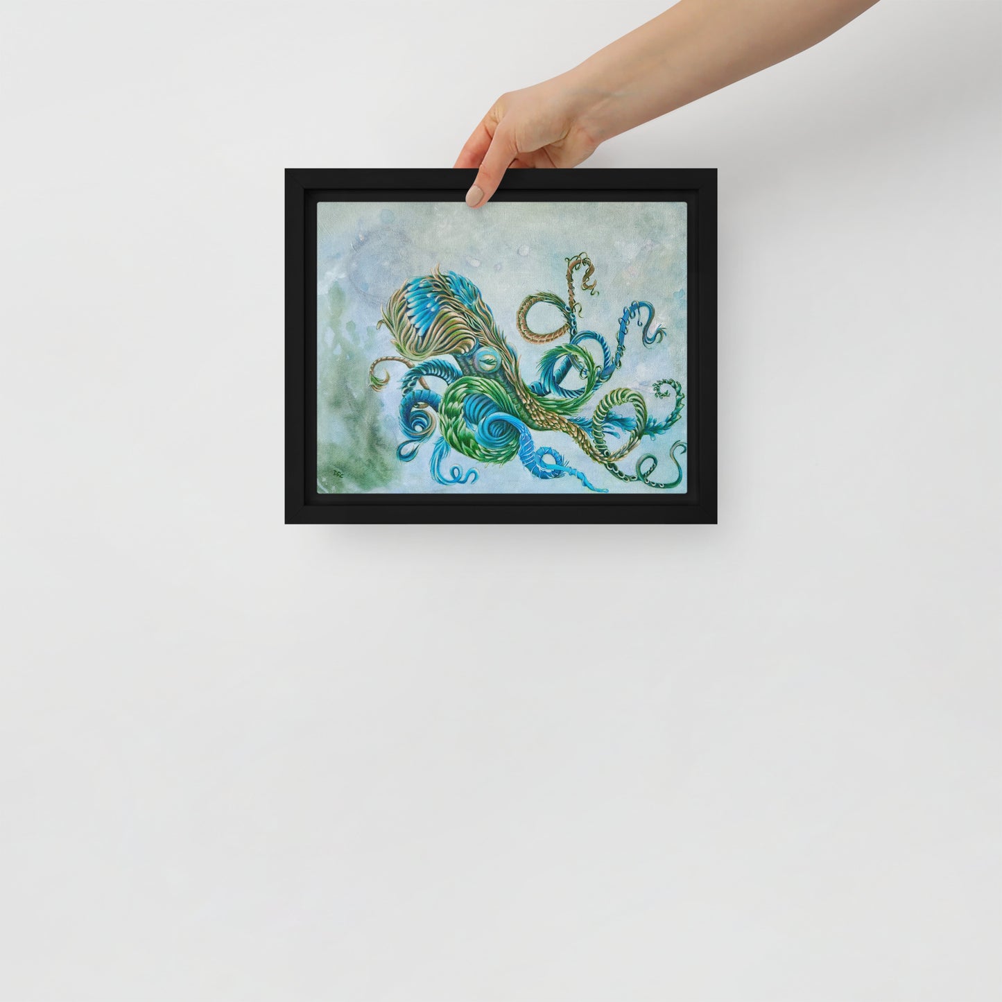 Framed canvas - Nature Octopus