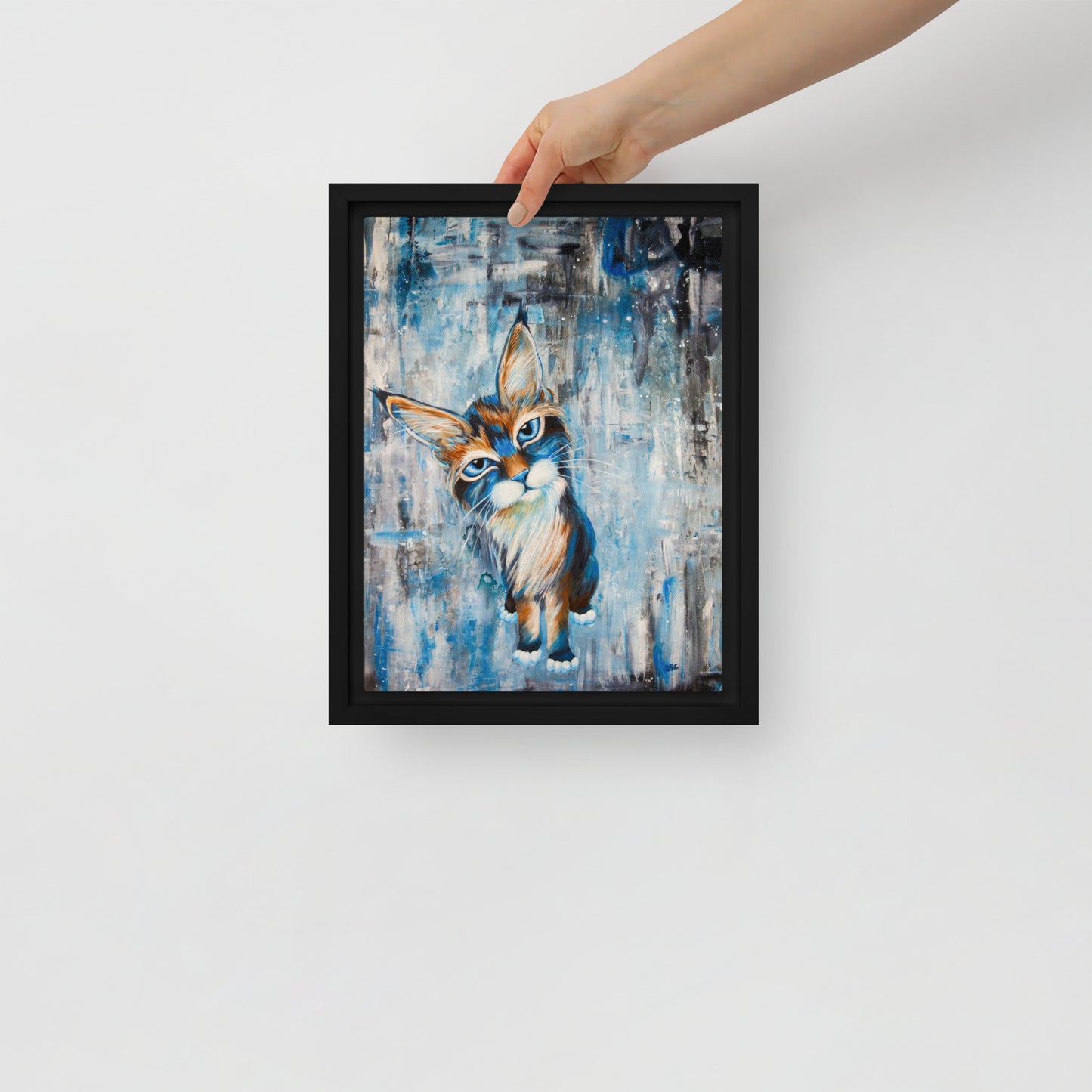 Framed canvas - Big Kitty