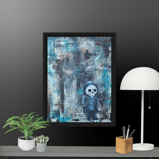 Framed canvas - Skull Boy