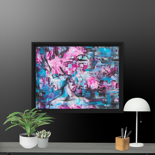 Framed canvas - Pink Lady