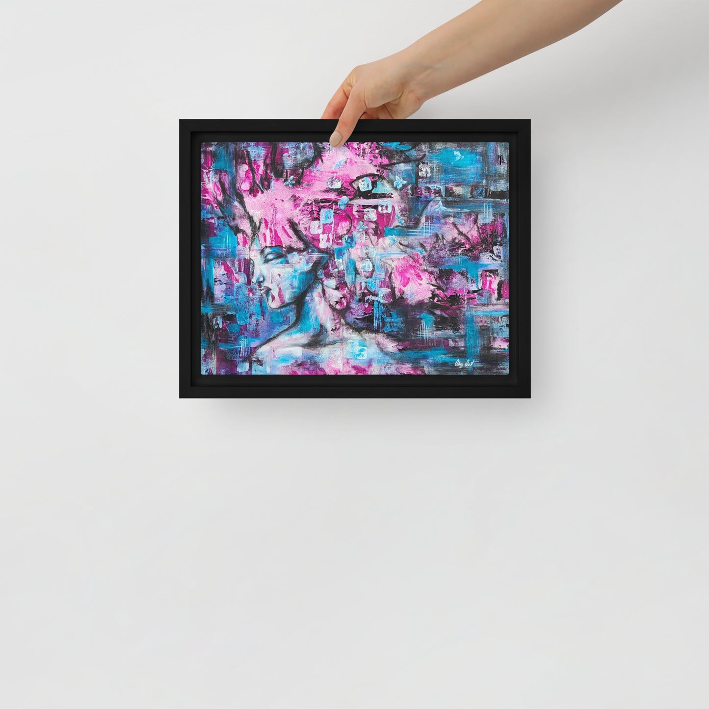 Framed canvas - Pink Lady