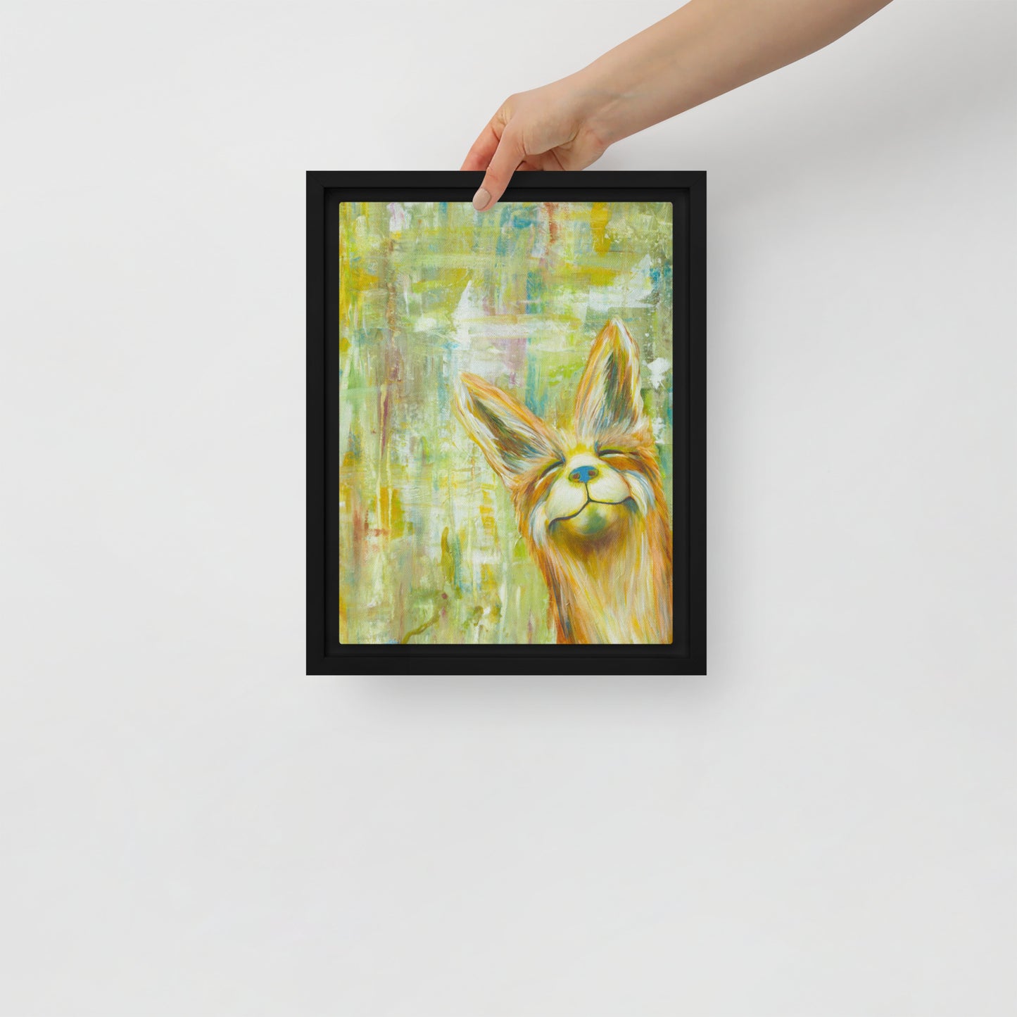 Framed canvas - Sunny Smile Fox