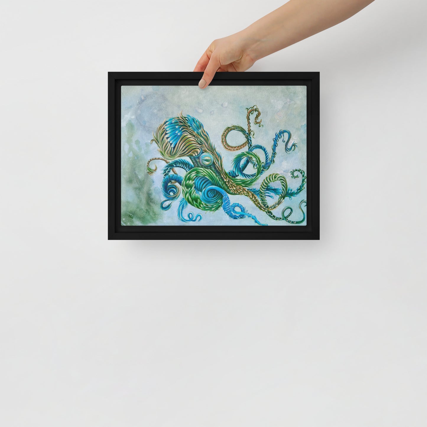 Framed canvas - Nature Octopus