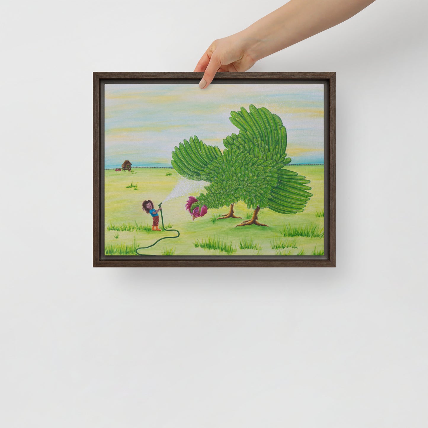 Framed canvas - Chicken Shake Off