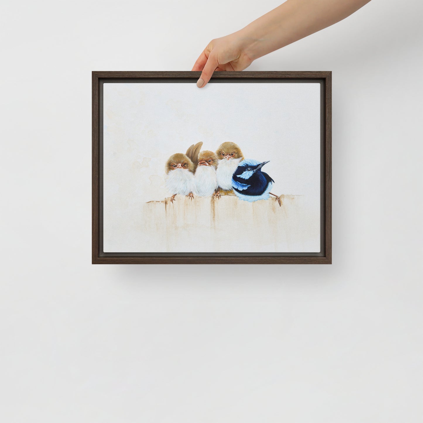 Framed canvas - Babysitting