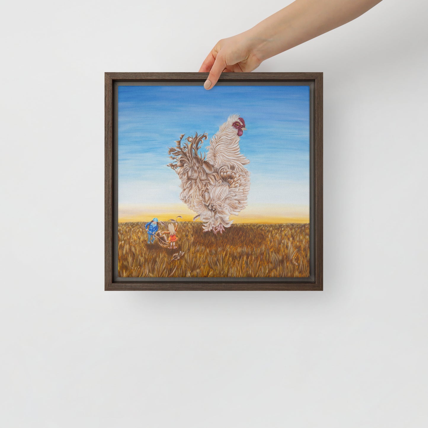 Framed canvas - Frizzle Pick Up