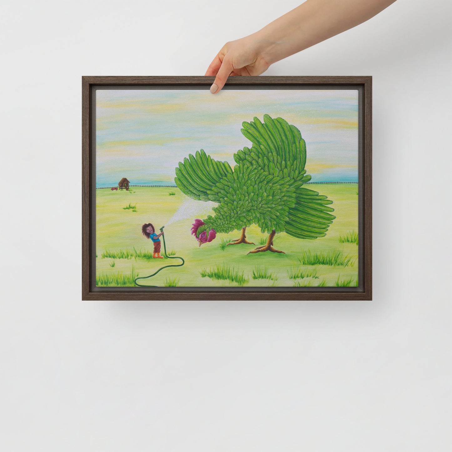 Framed canvas - Chicken Shake Off